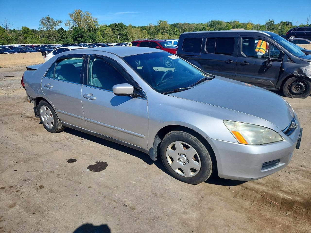 2006 Honda Accord Lx Silver vin: 1HGCM56426A154741