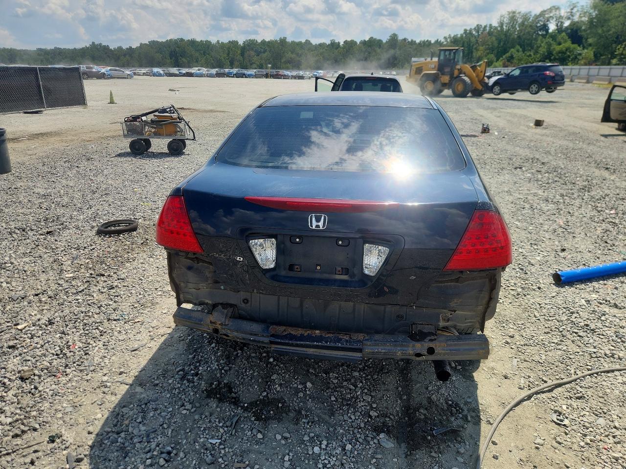 2007 Honda Accord Lx Black vin: 1HGCM56427A011564