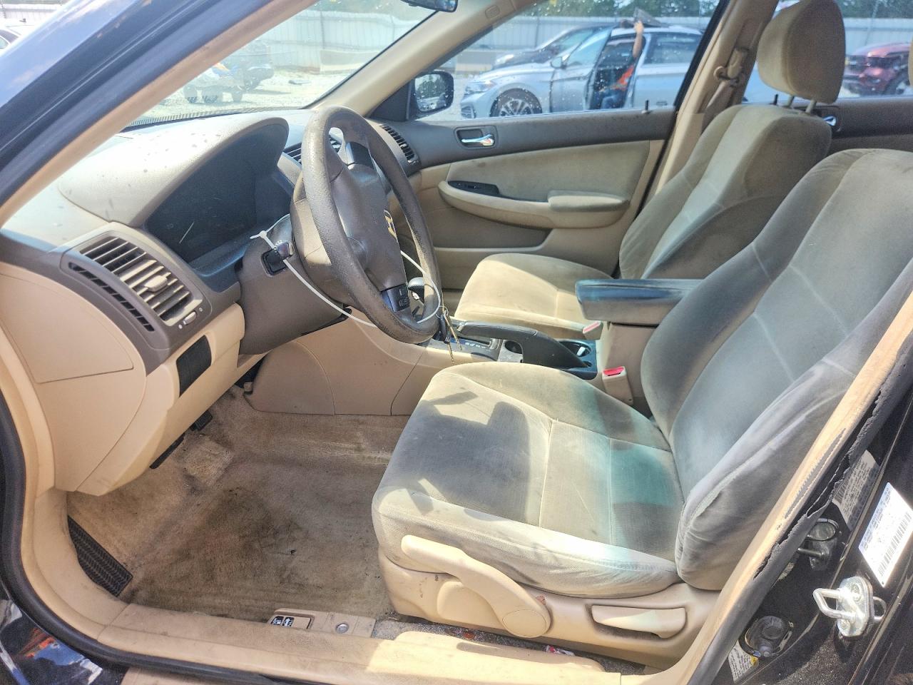 2007 Honda Accord Lx Black vin: 1HGCM56427A011564