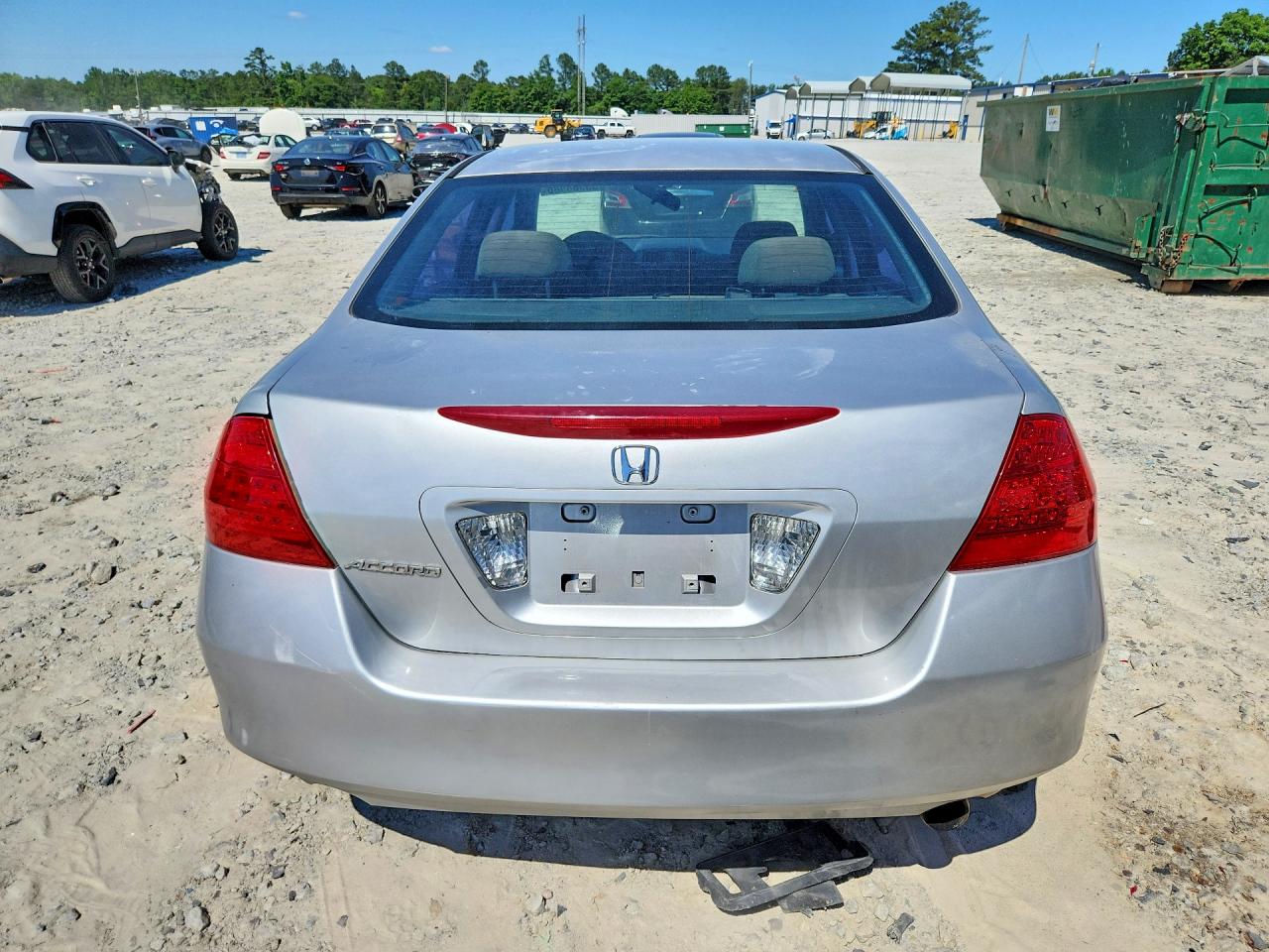 2007 Honda Accord Lx Silver vin: 1HGCM56427A191290