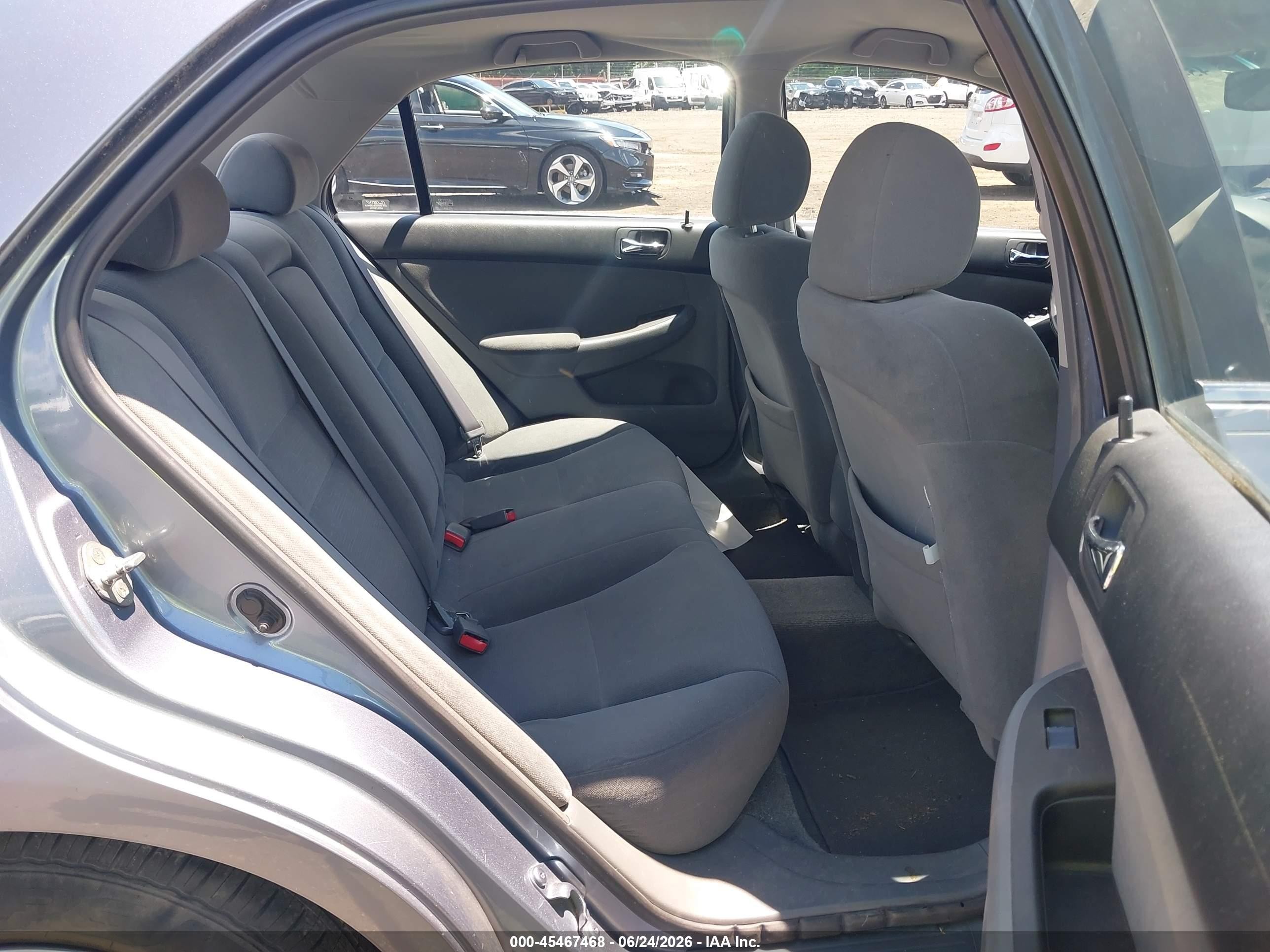 2007 Honda Accord 2.4 Lx Light Blue vin: 1HGCM56427A206998