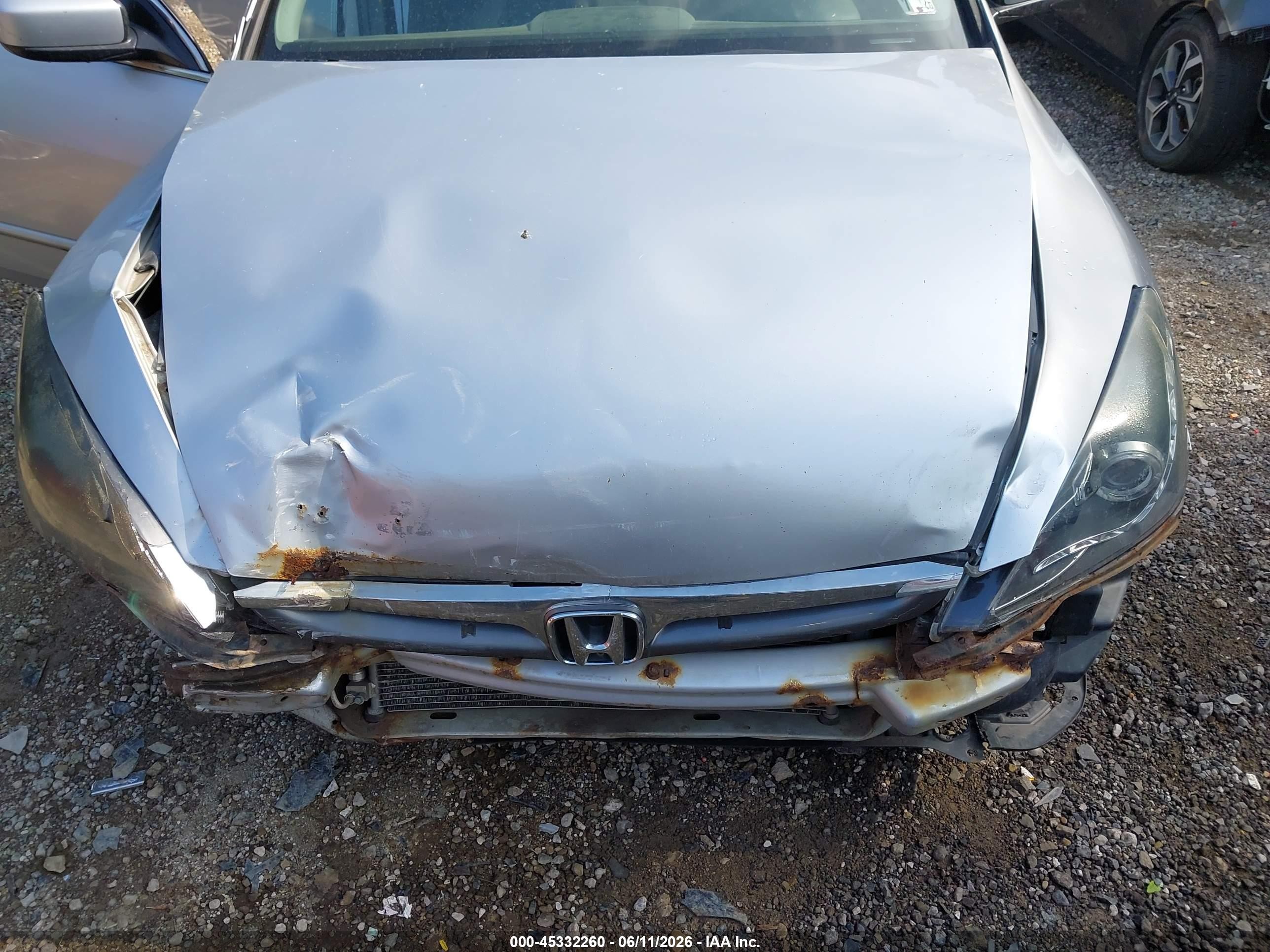 2007 Honda Accord 2.4 Lx Silver vin: 1HGCM56427A228225