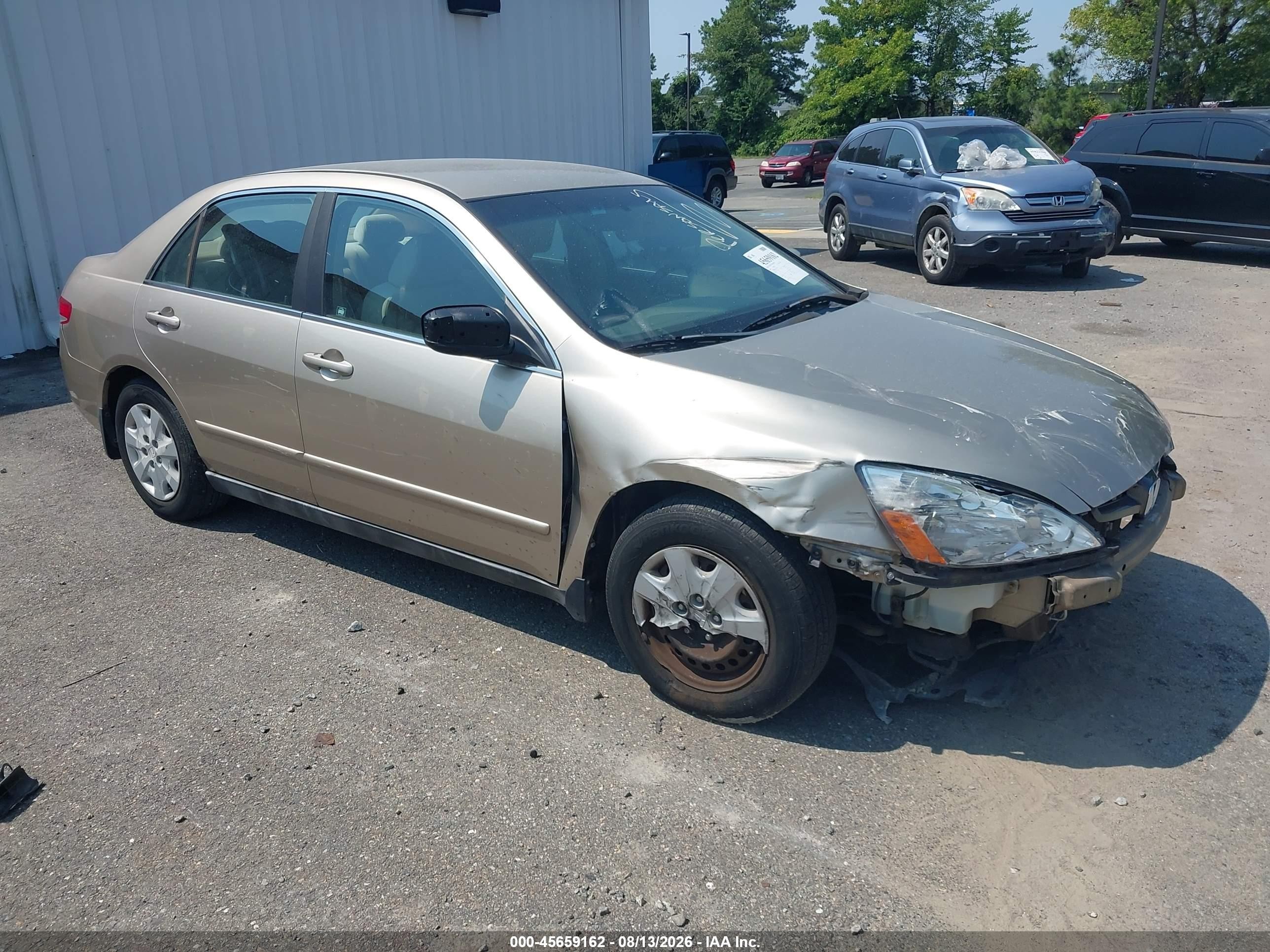 2003 Honda Accord Sdn Lx Золотой vin: 1HGCM56433A030862