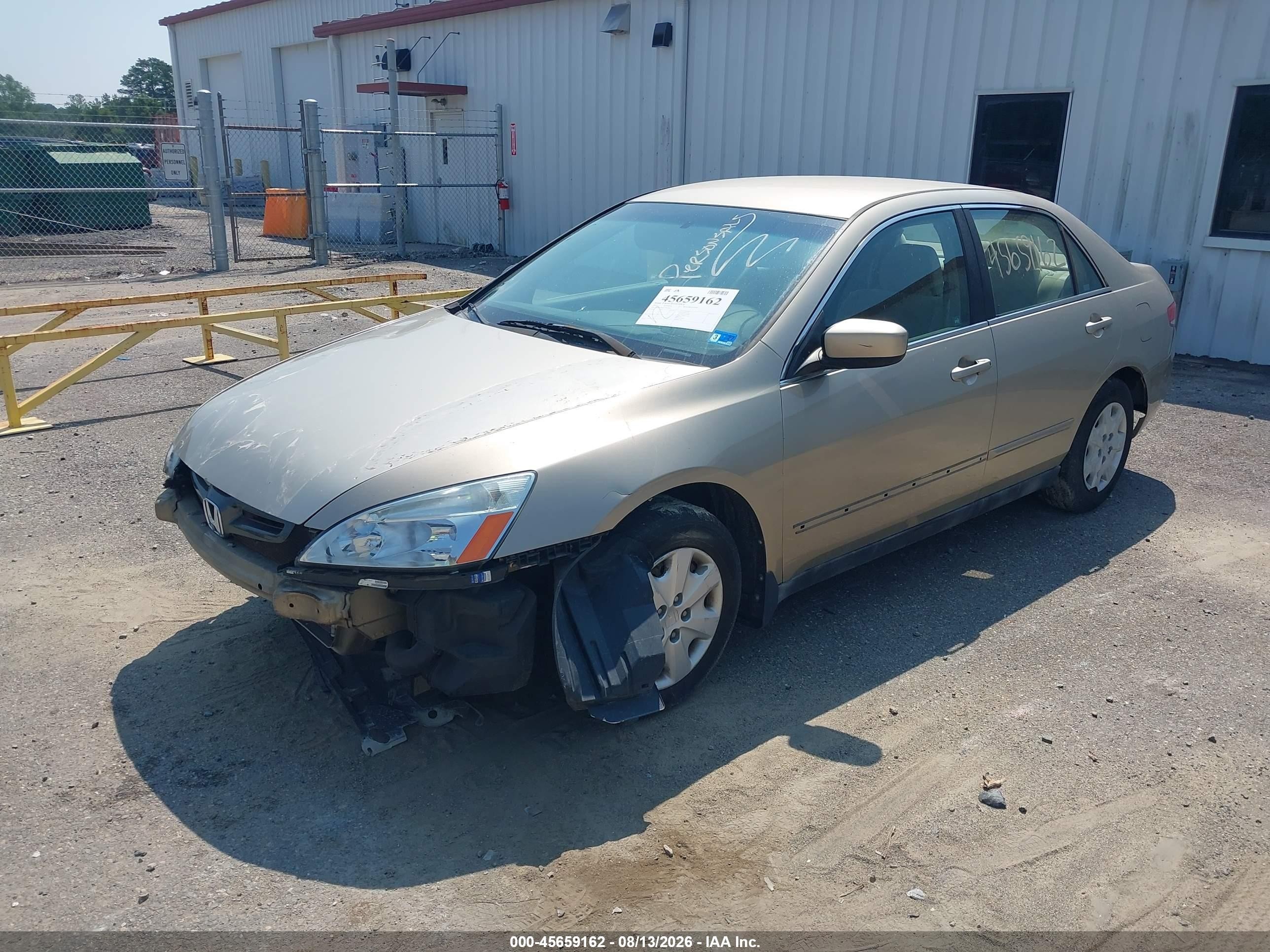 2003 Honda Accord Sdn Lx Золотой vin: 1HGCM56433A030862