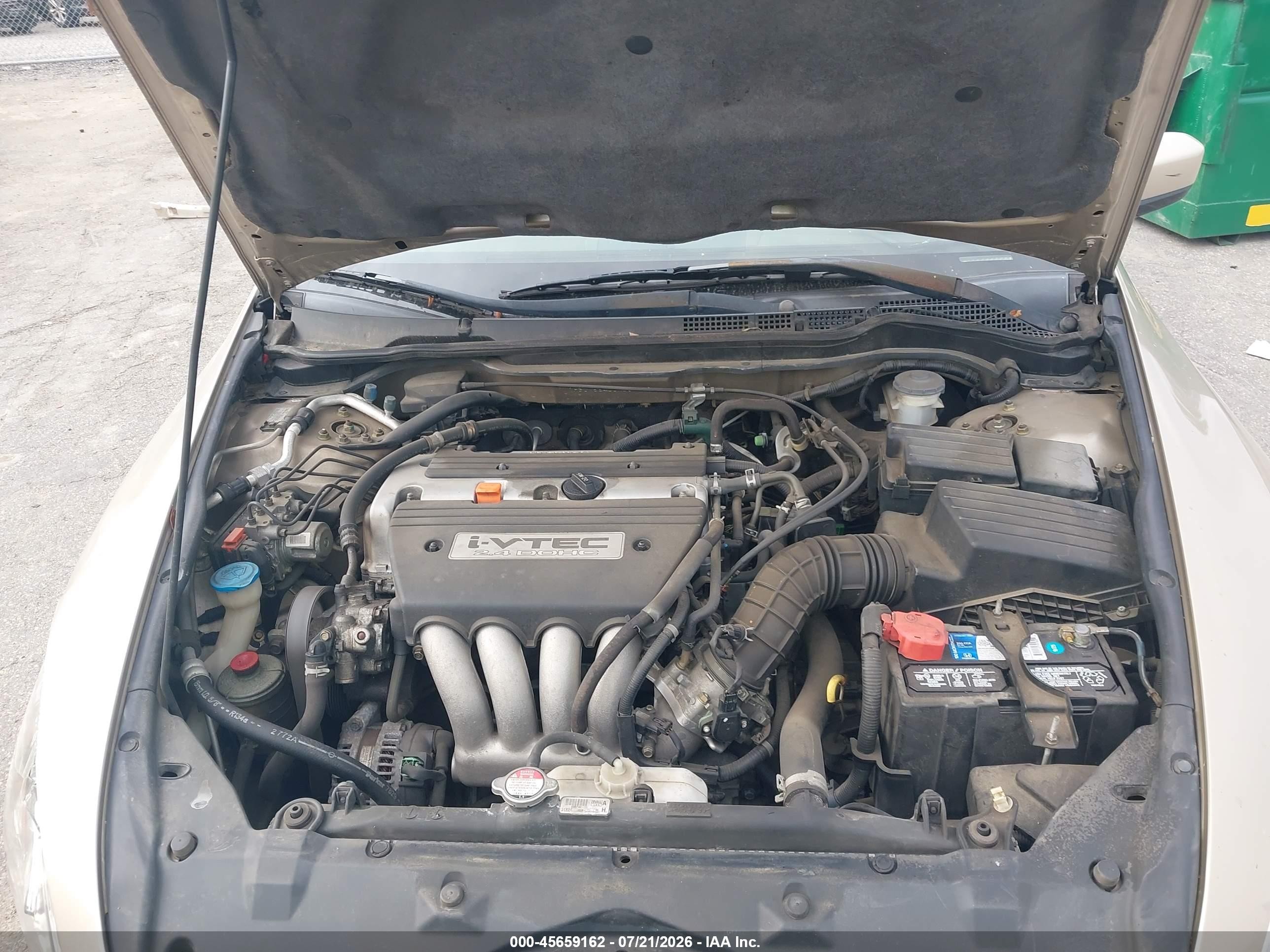 2003 Honda Accord Sdn Lx Золотой vin: 1HGCM56433A030862