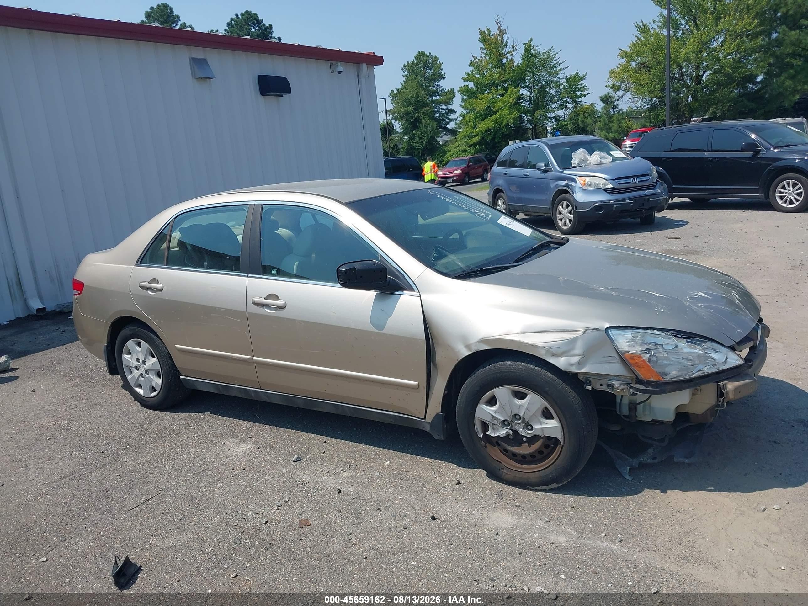 2003 Honda Accord Sdn Lx Золотой vin: 1HGCM56433A030862