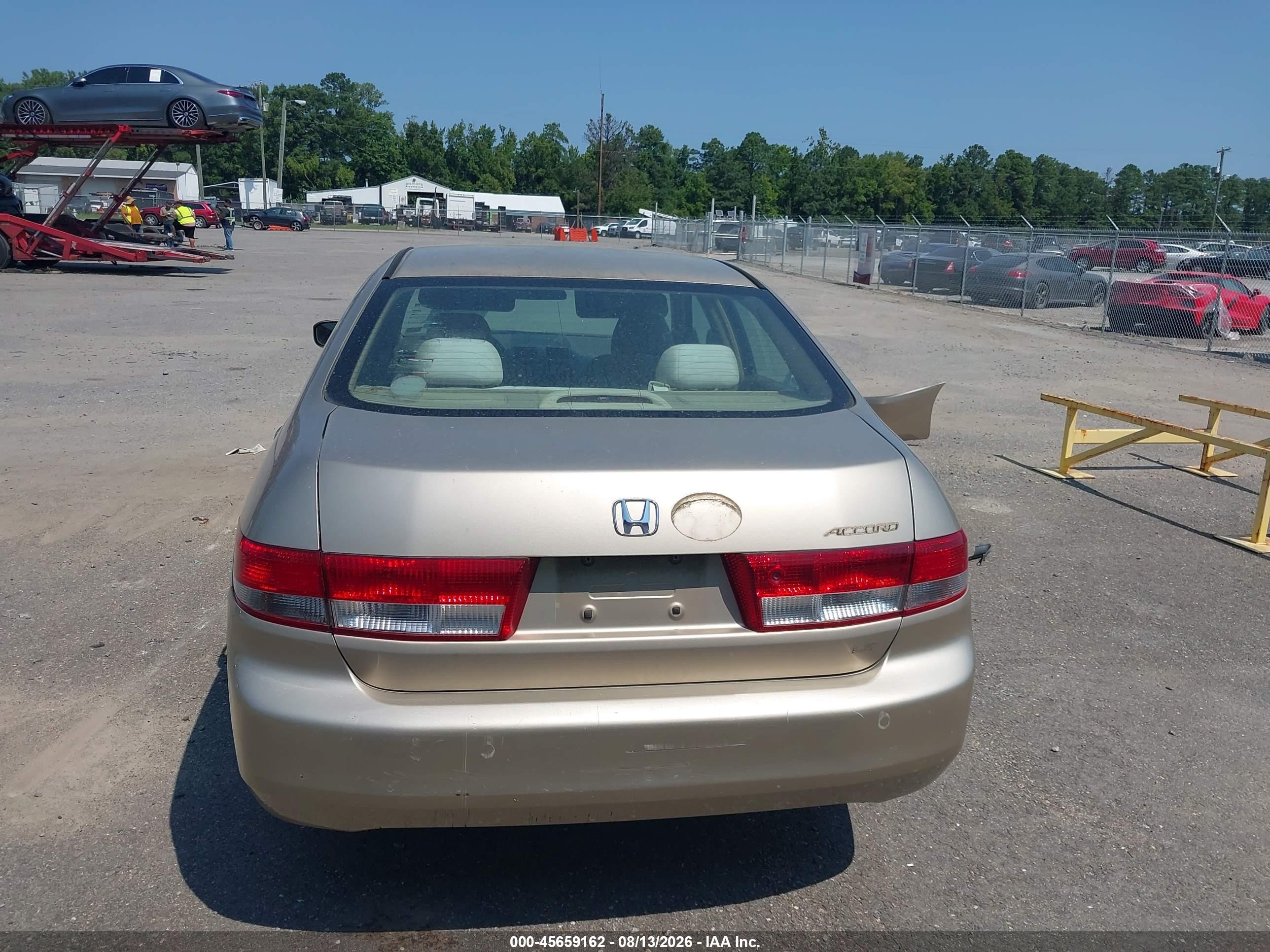 2003 Honda Accord Sdn Lx Золотой vin: 1HGCM56433A030862