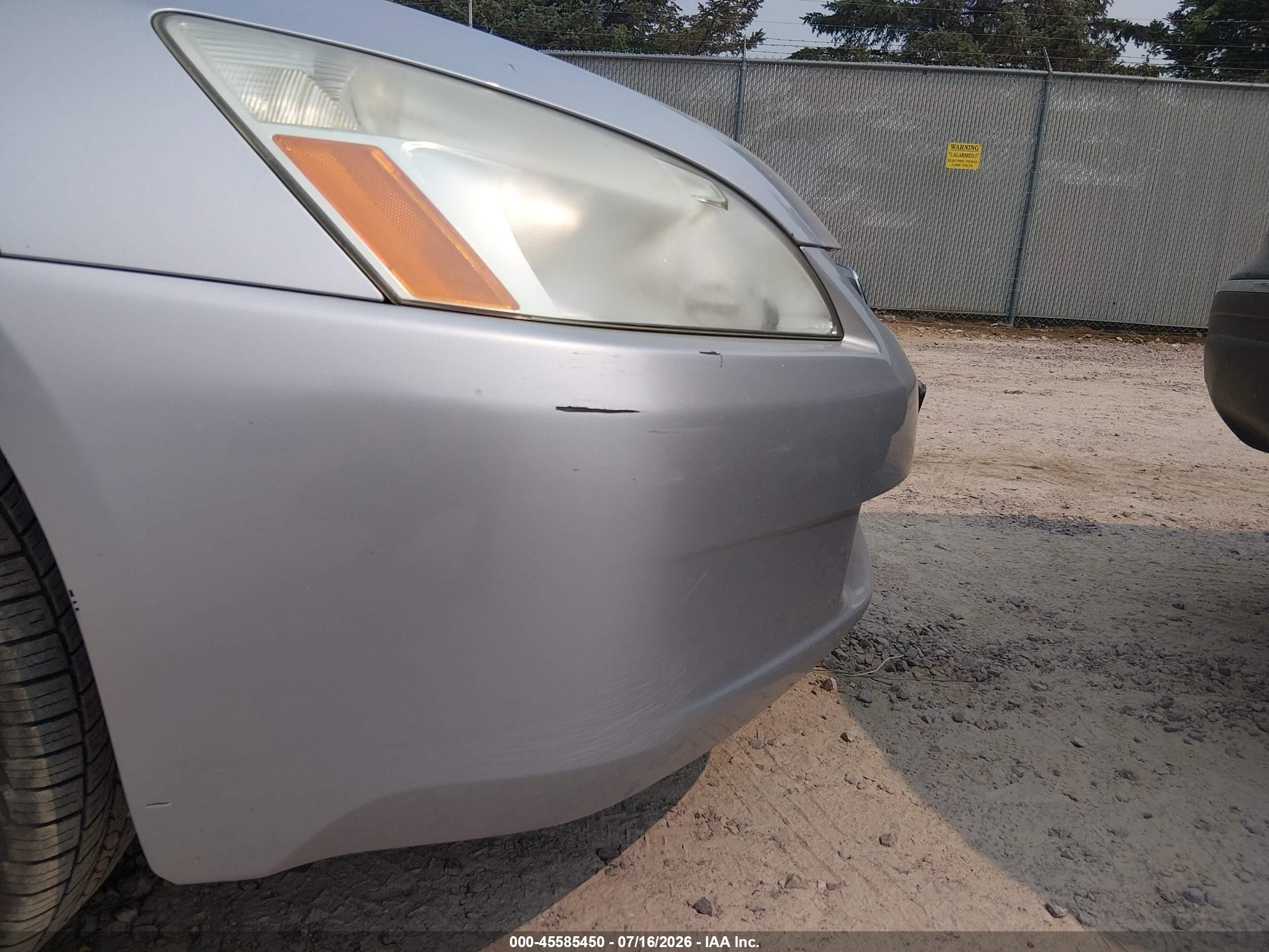 2004 Honda Accord 2.4 Lx Silver vin: 1HGCM56434A158956