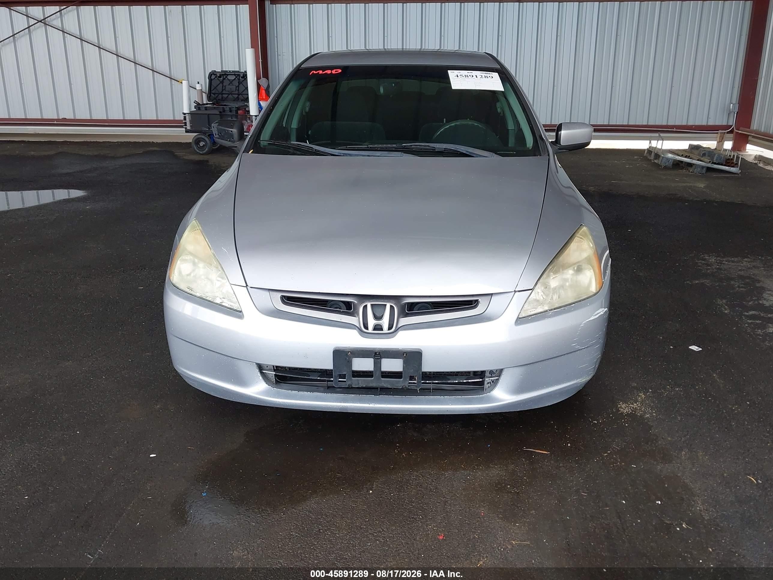 2005 Honda Accord 2.4 Lx Серебряный vin: 1HGCM56435A018813