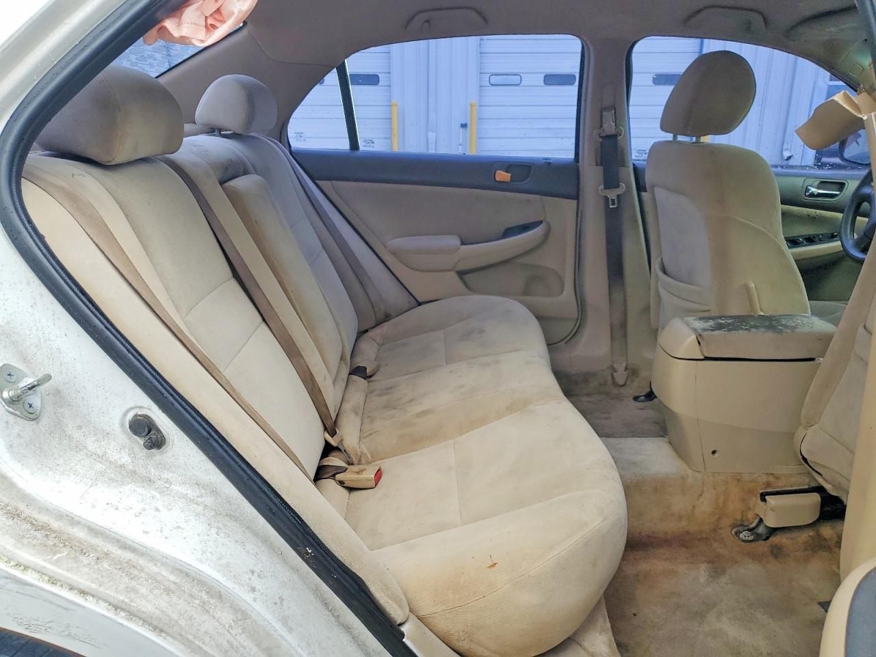 2005 Honda Accord Lx White vin: 1HGCM56435A078901