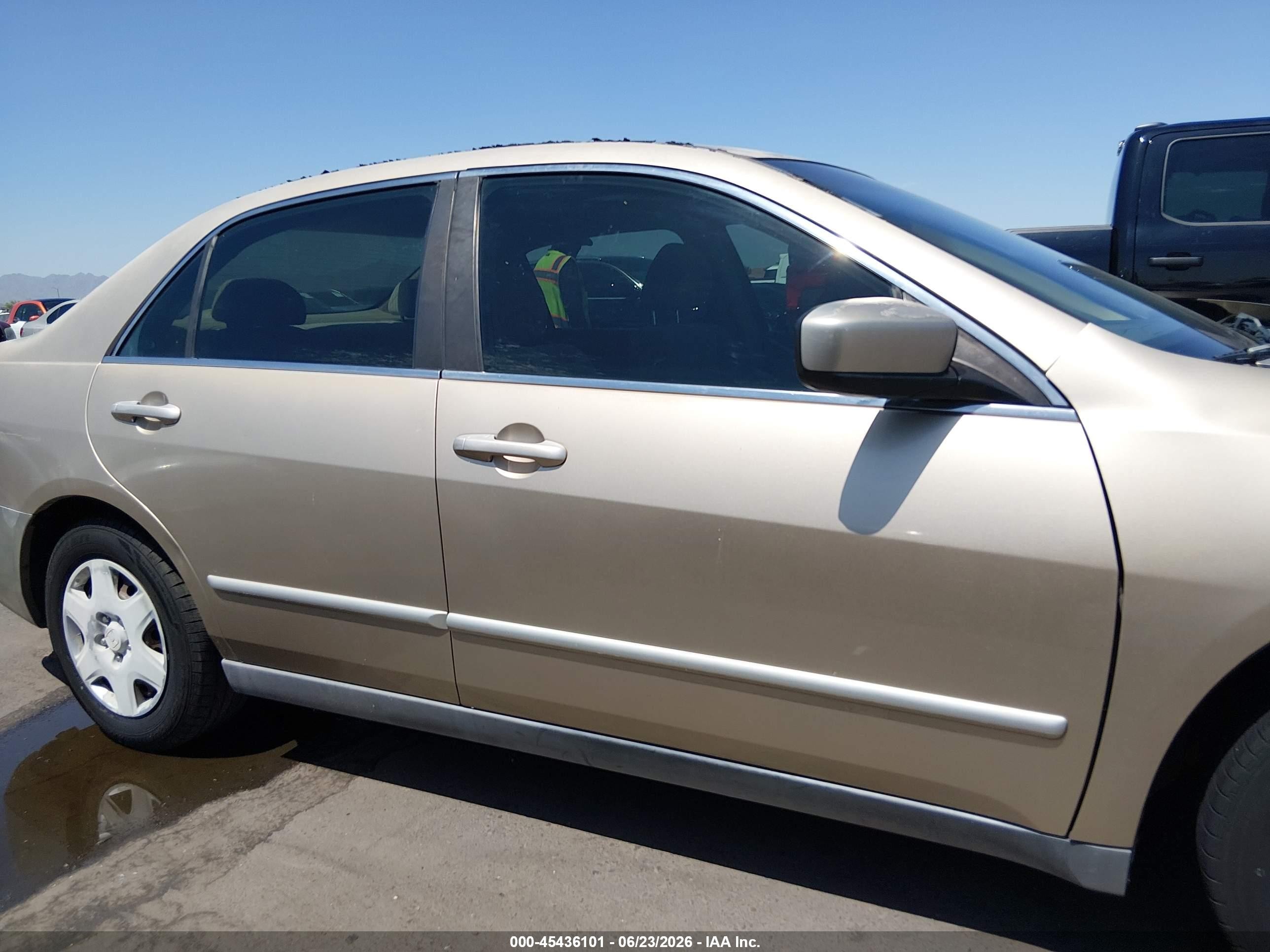2005 Honda Accord 2.4 Lx Tan vin: 1HGCM56435A079854