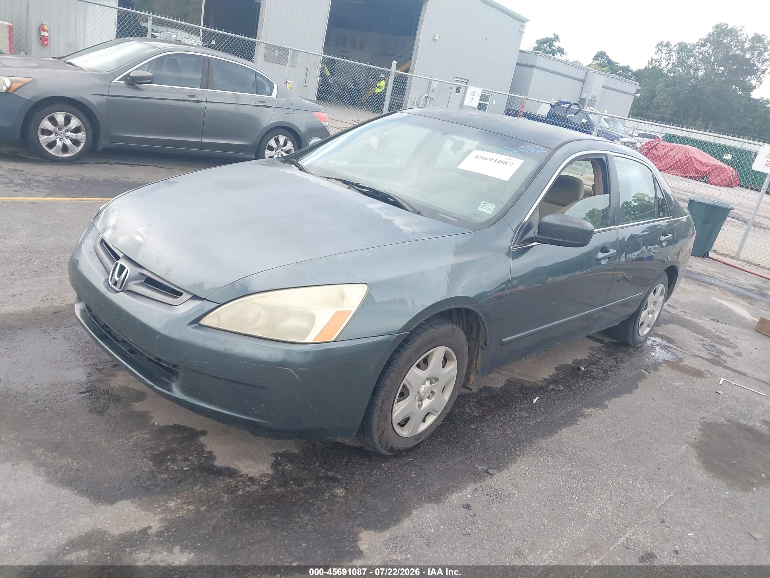 2005 Honda Accord 2.4 Lx Серый vin: 1HGCM56435A085654