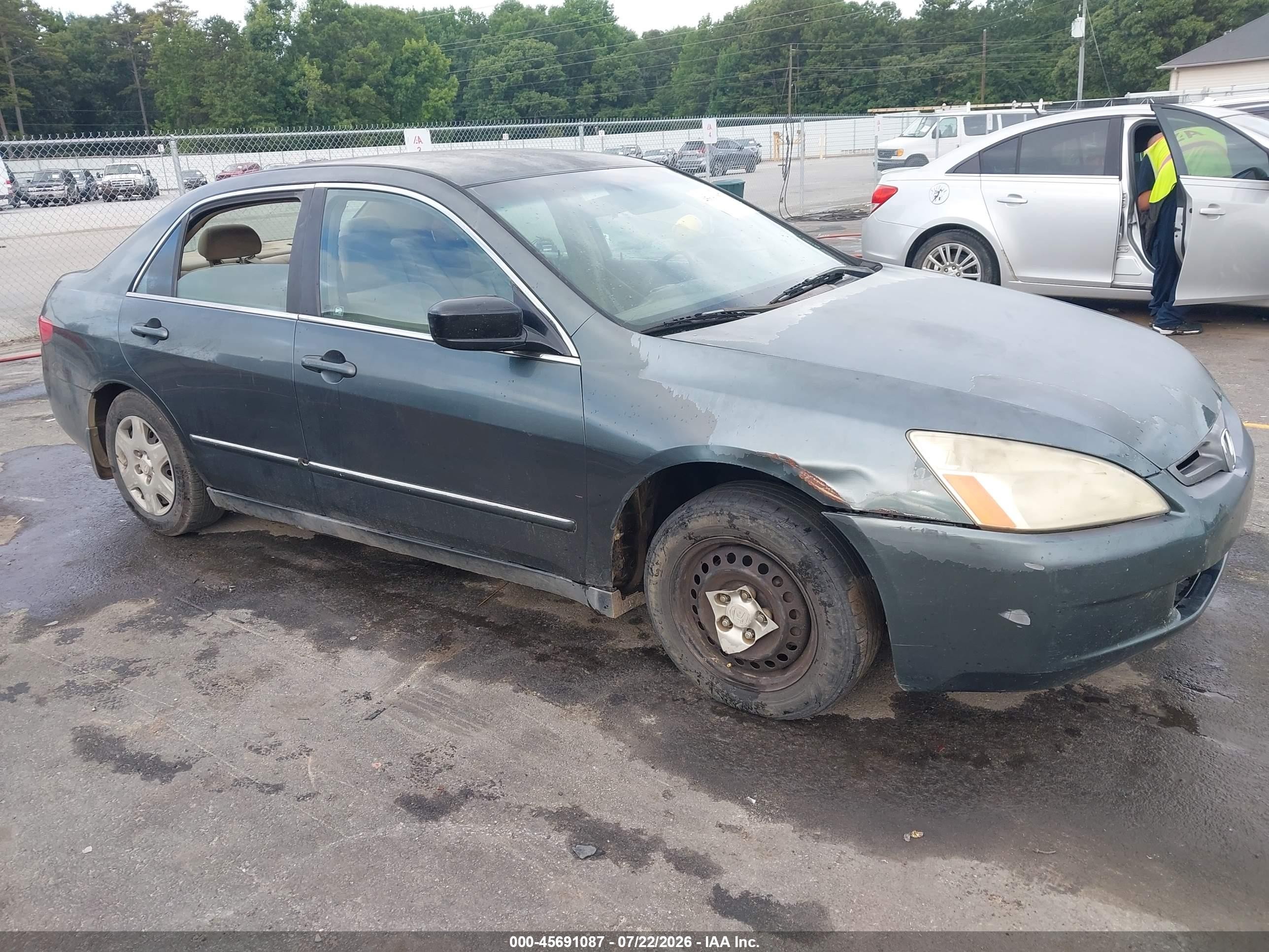 2005 Honda Accord 2.4 Lx Серый vin: 1HGCM56435A085654