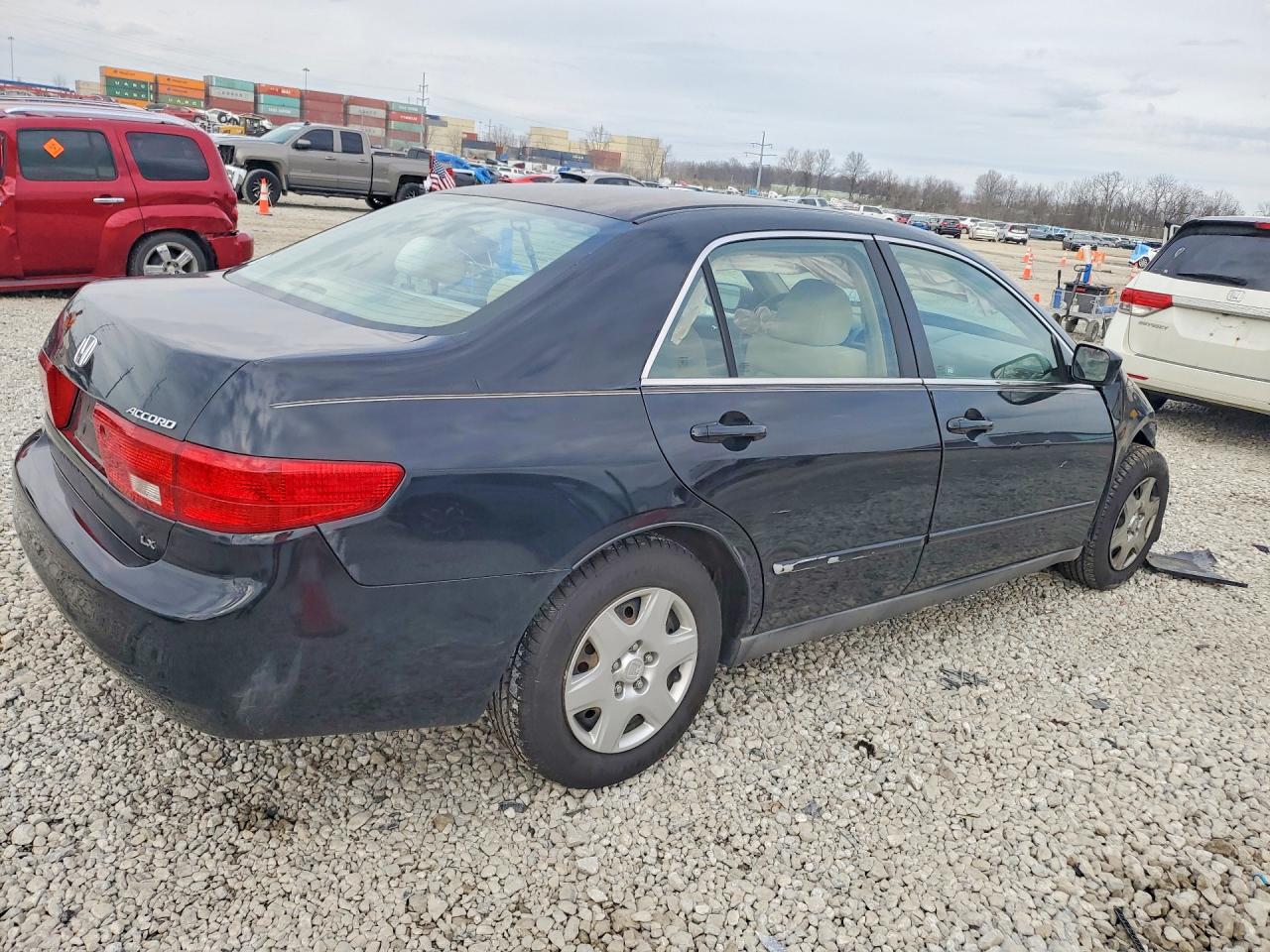 2005 Honda Accord Black vin: 1HGCM56435A120807