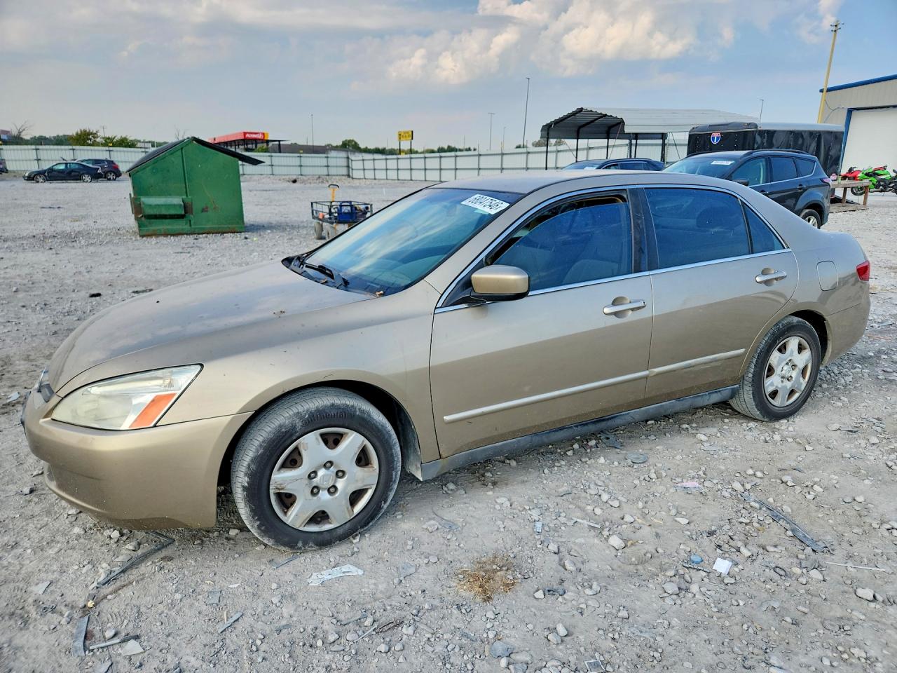 2005 Honda Accord Lx Золотой vin: 1HGCM56435A138384