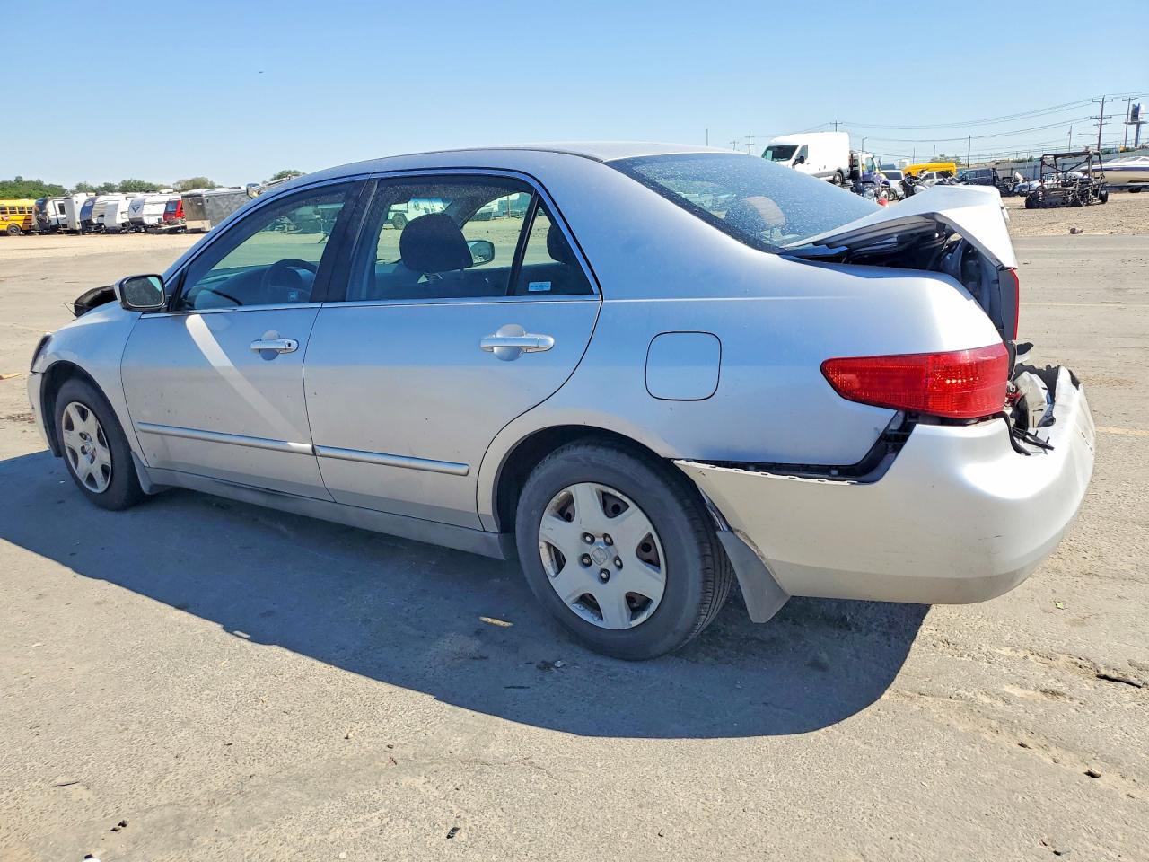 2005 Honda Accord Lx Silver vin: 1HGCM56435A141320