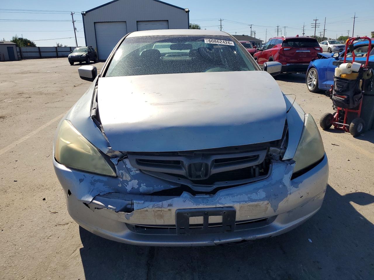 2005 Honda Accord Lx Silver vin: 1HGCM56435A141320