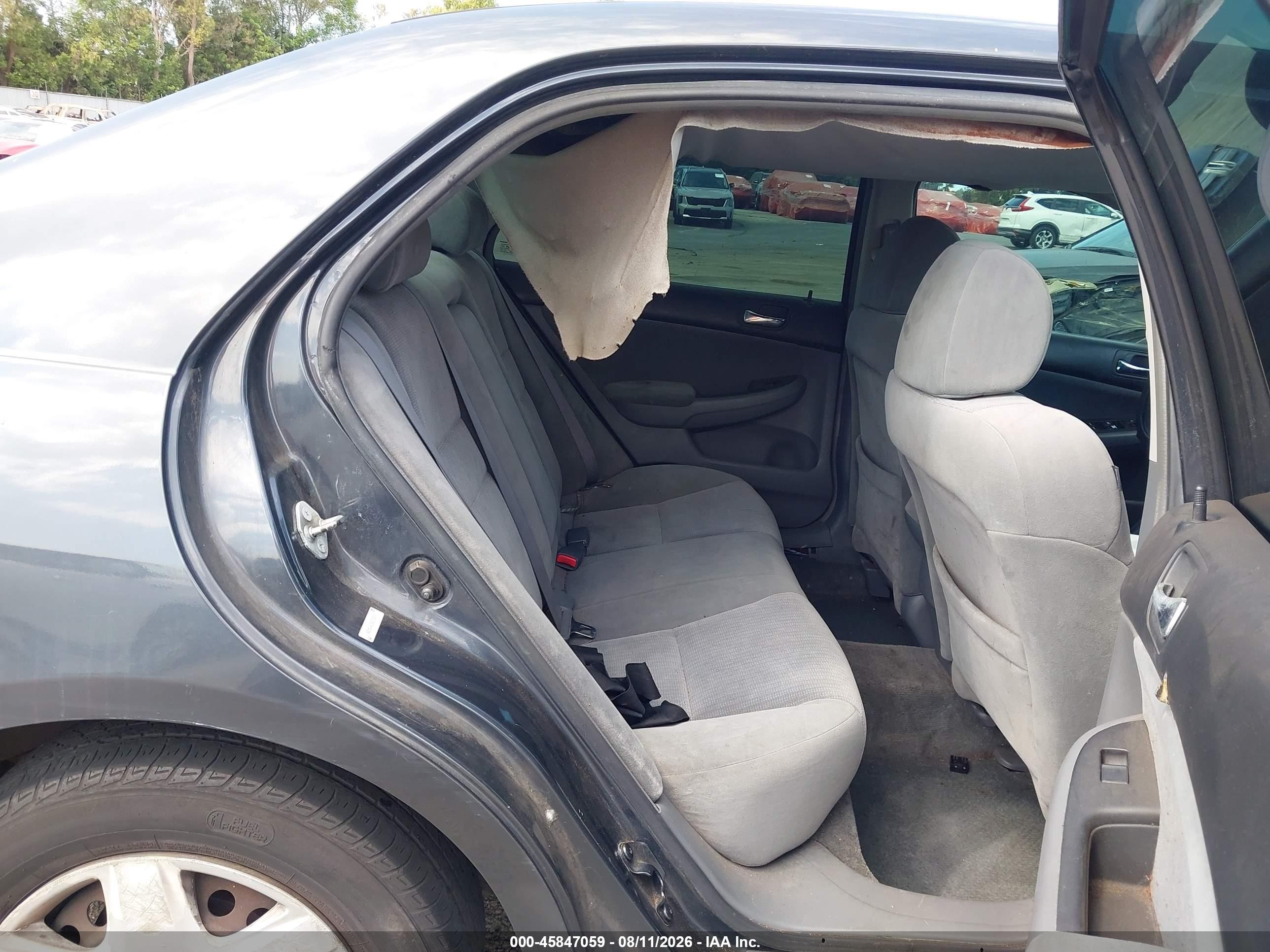 2005 Honda Accord 2.4 Lx Gray vin: 1HGCM56435A158893