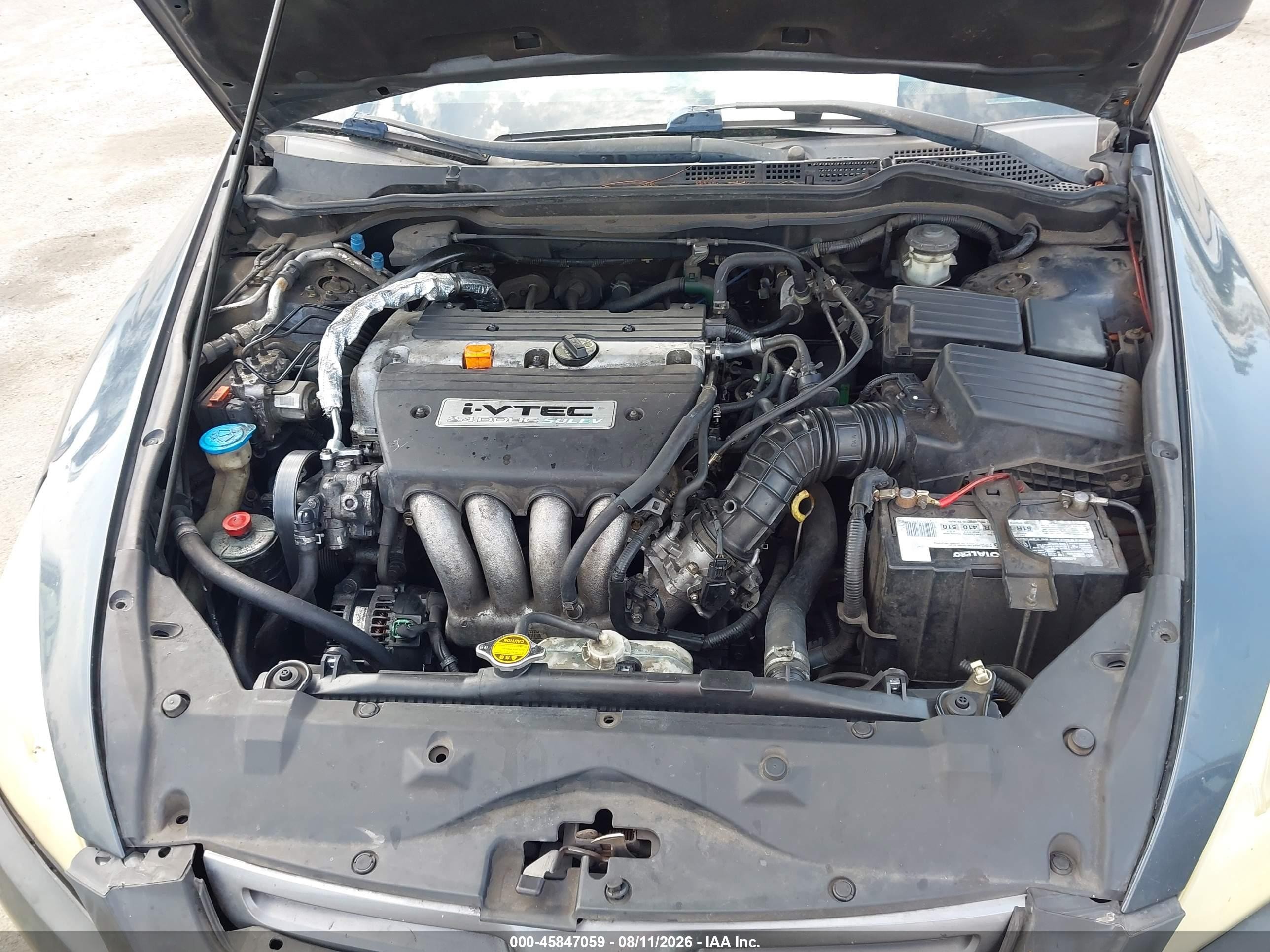 2005 Honda Accord 2.4 Lx Gray vin: 1HGCM56435A158893