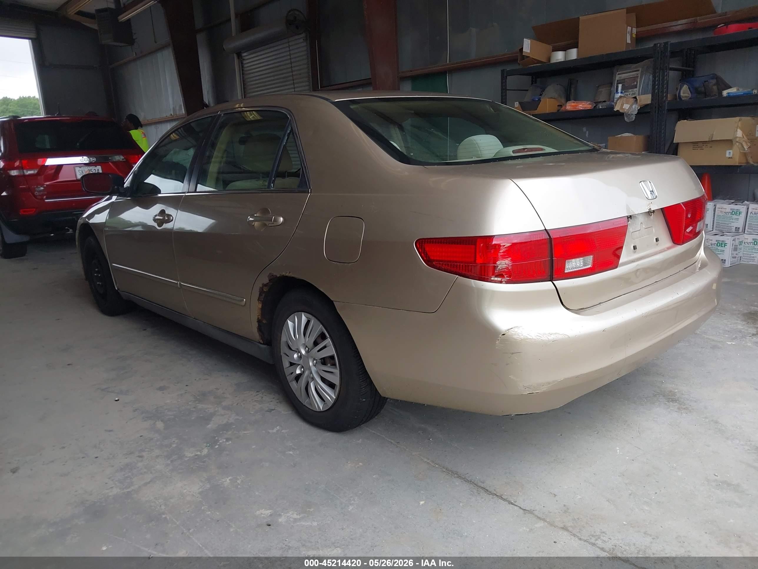 2005 Honda Accord 2.4 Lx Gold vin: 1HGCM56435A164676