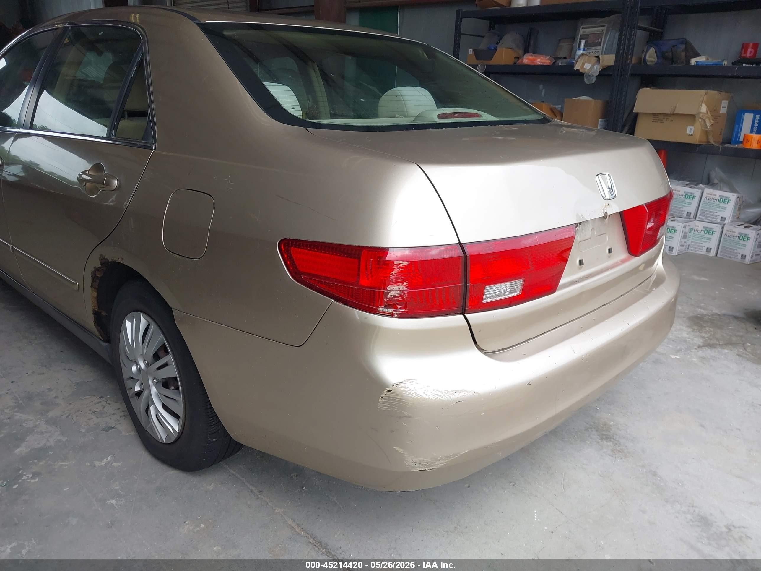 2005 Honda Accord 2.4 Lx Gold vin: 1HGCM56435A164676