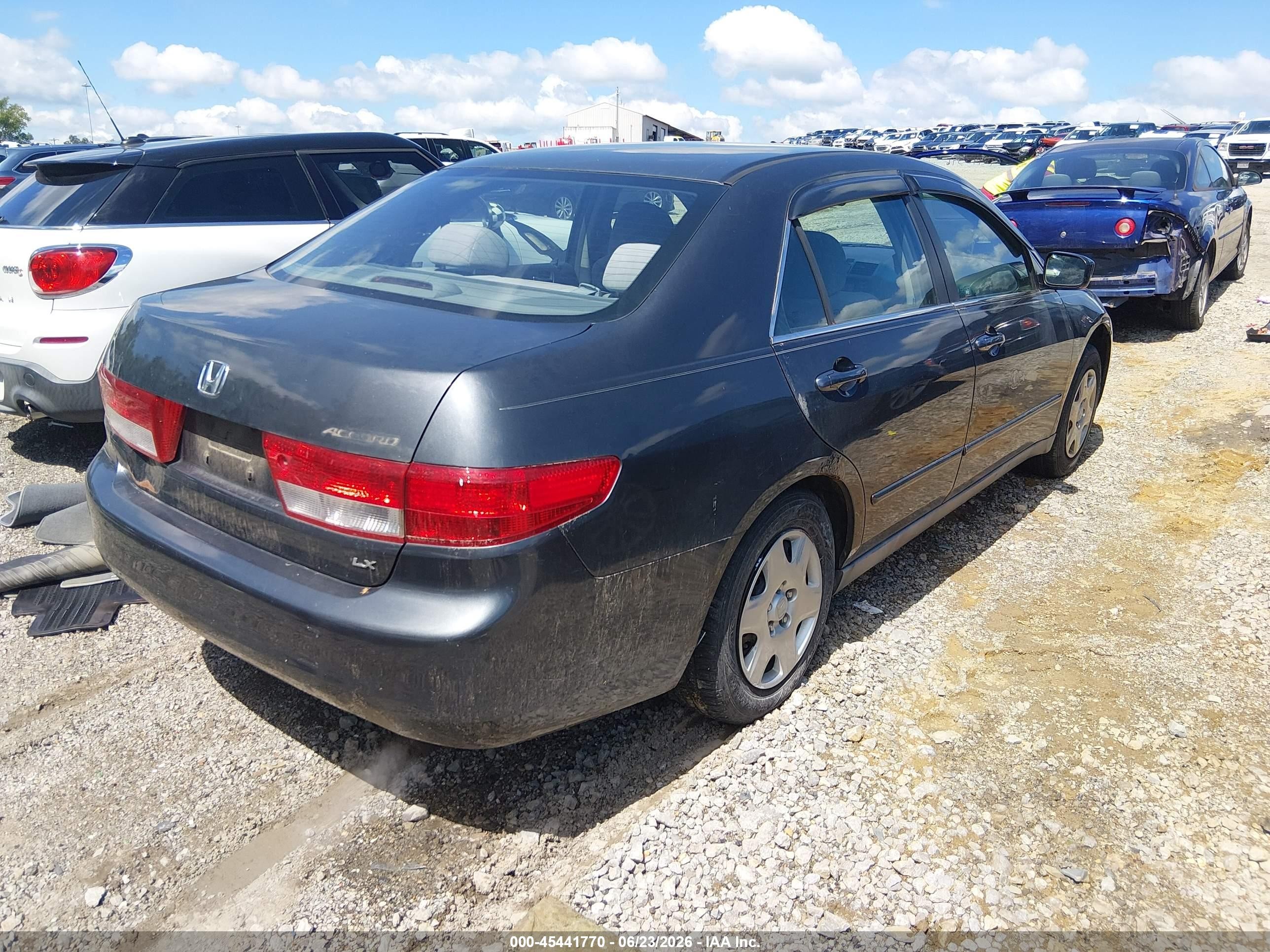 2005 Honda Accord 2.4 Lx Gray vin: 1HGCM56435A174432