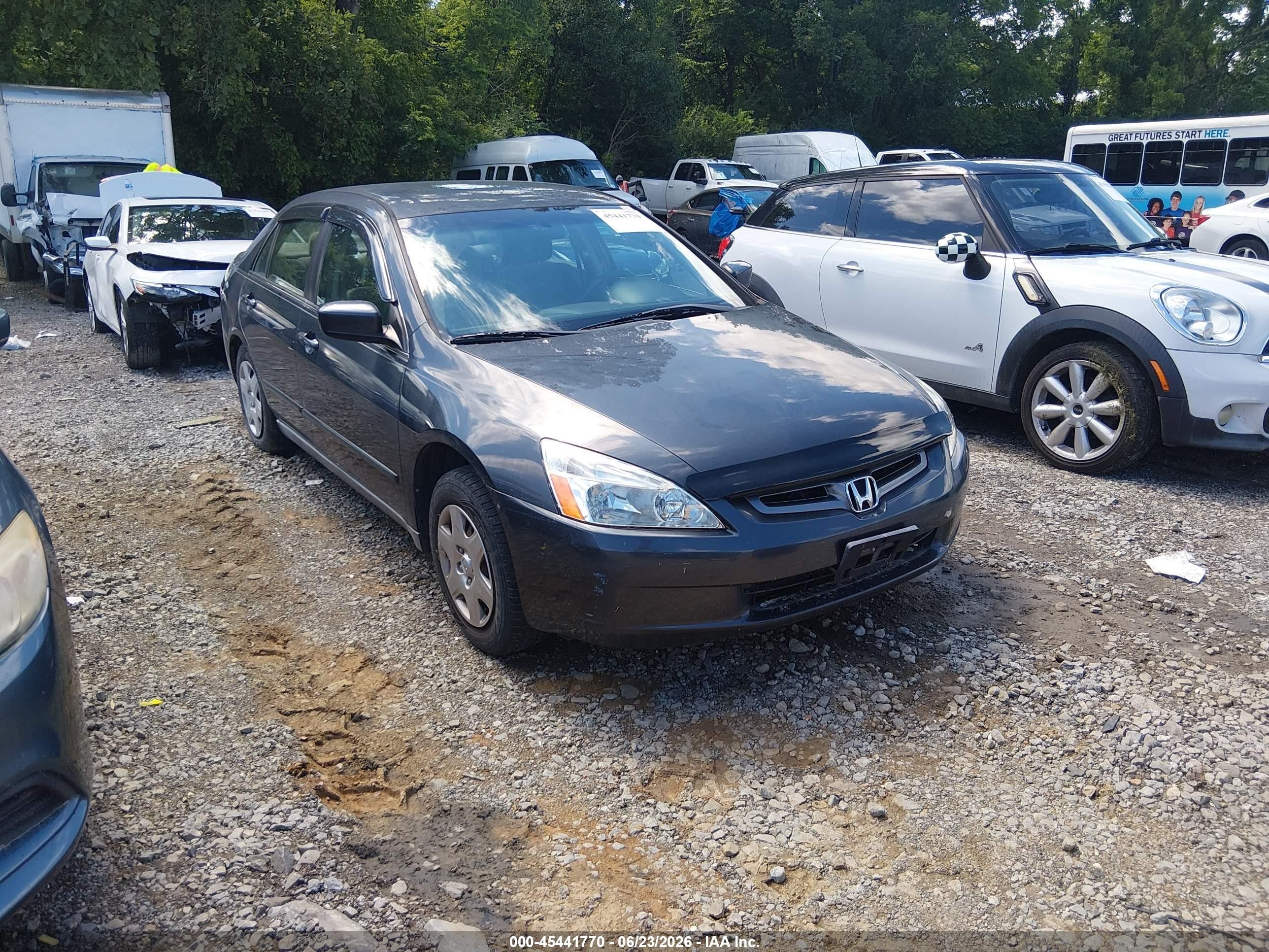 2005 Honda Accord 2.4 Lx Gray vin: 1HGCM56435A174432