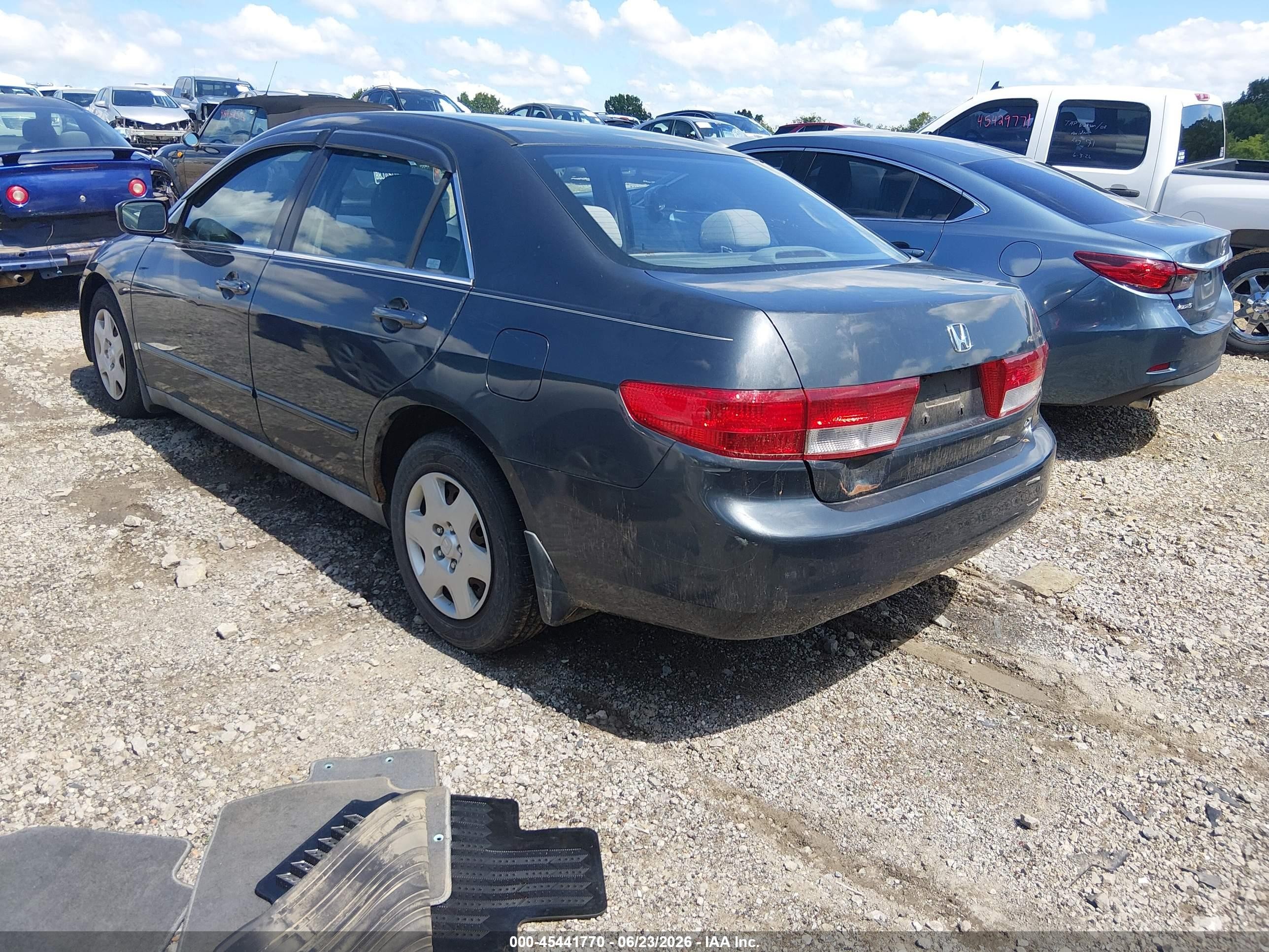 2005 Honda Accord 2.4 Lx Gray vin: 1HGCM56435A174432