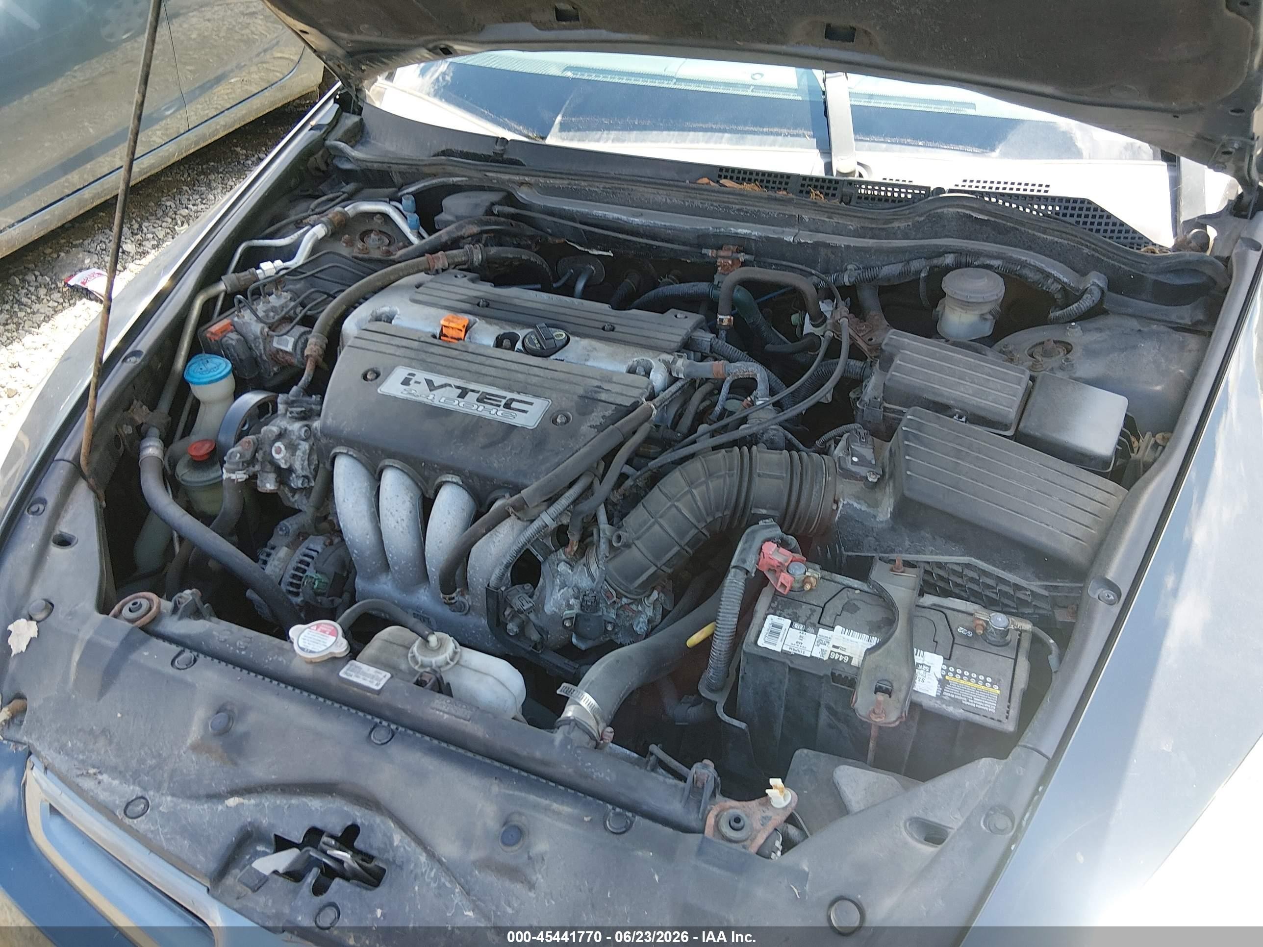 2005 Honda Accord 2.4 Lx Gray vin: 1HGCM56435A174432