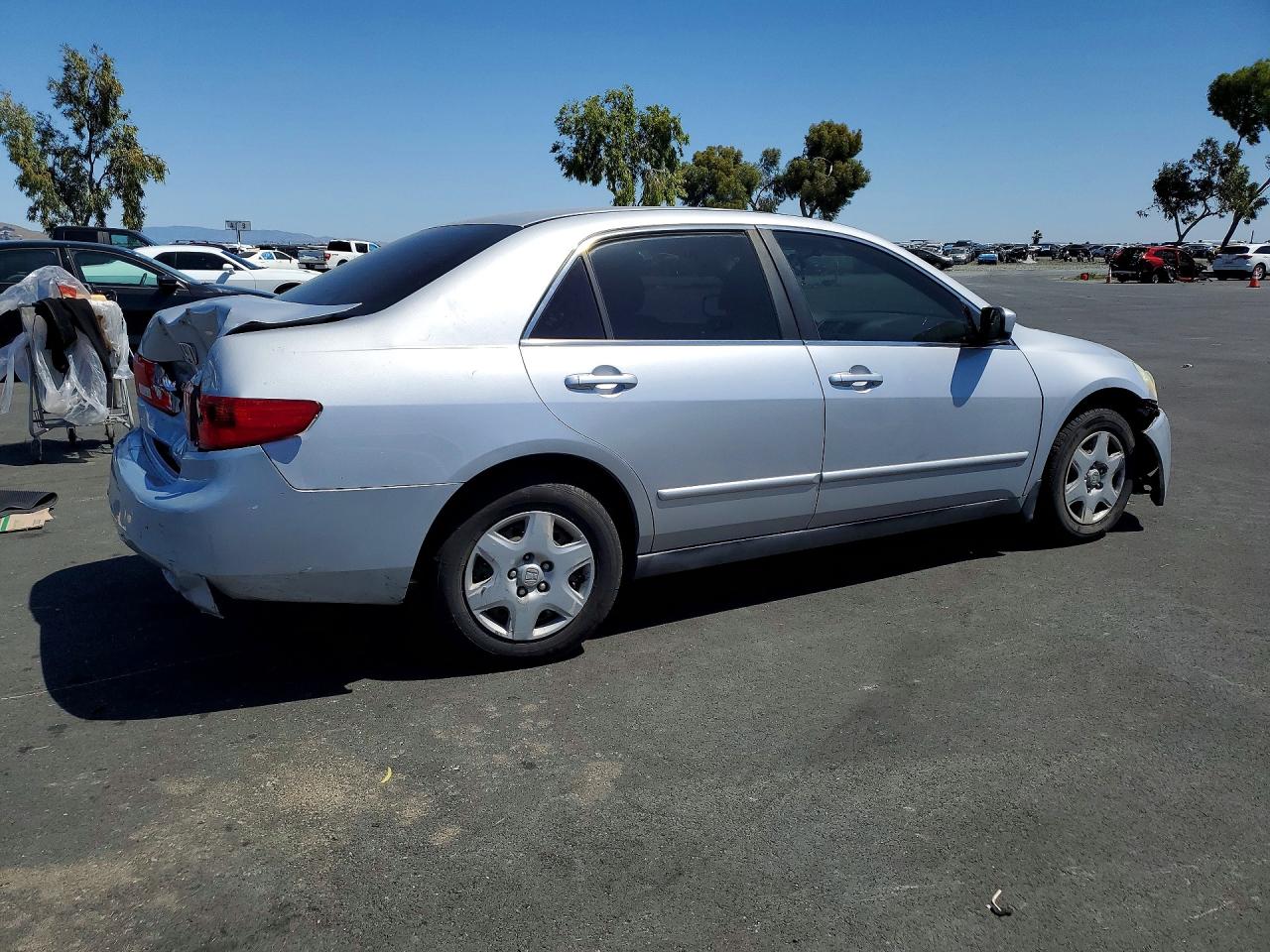 2005 Honda Accord Ex-l-v6 Серебряный vin: 1HGCM56435A178786
