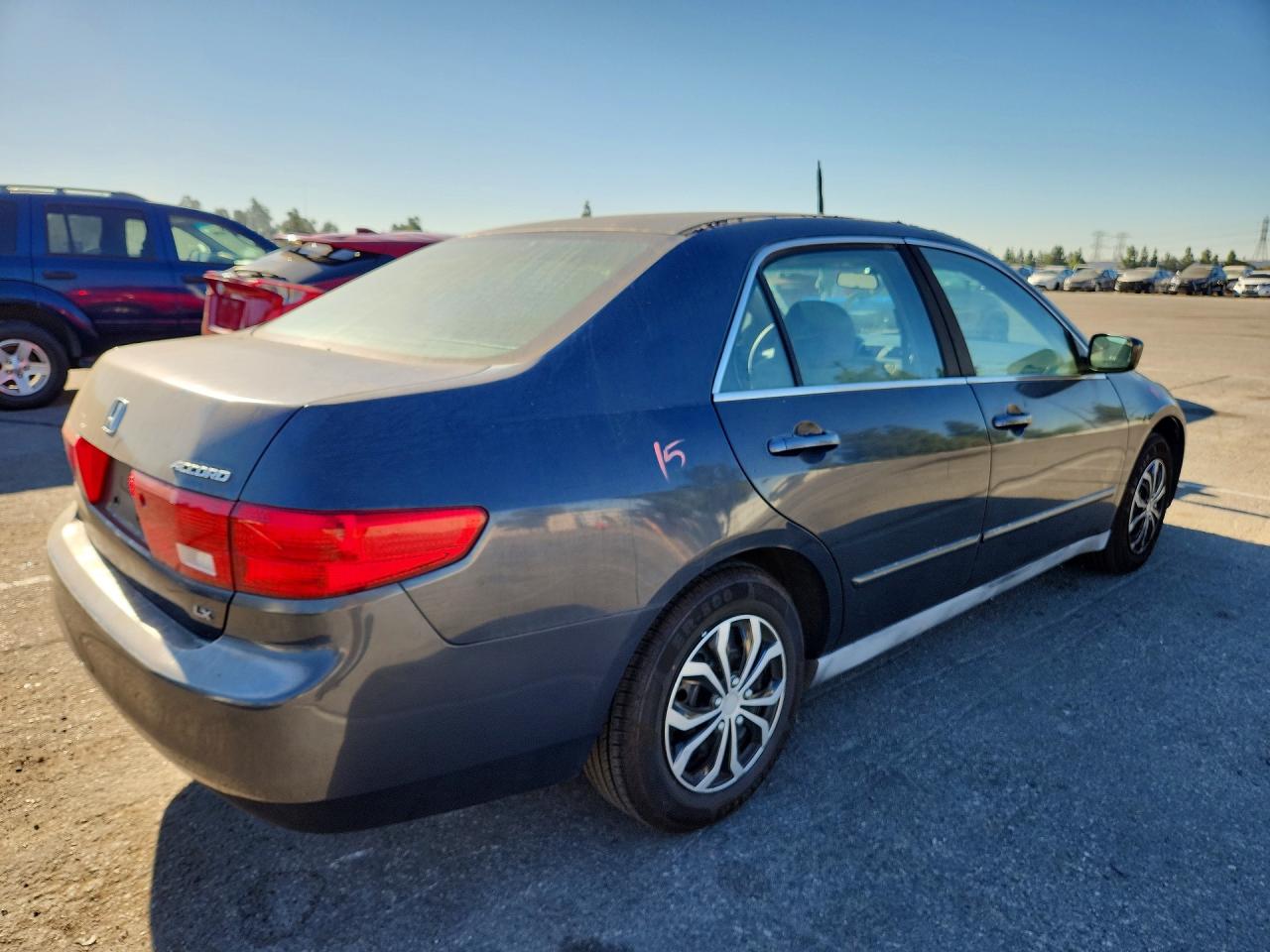 2005 Honda Accord Lx Blue vin: 1HGCM56435A193496