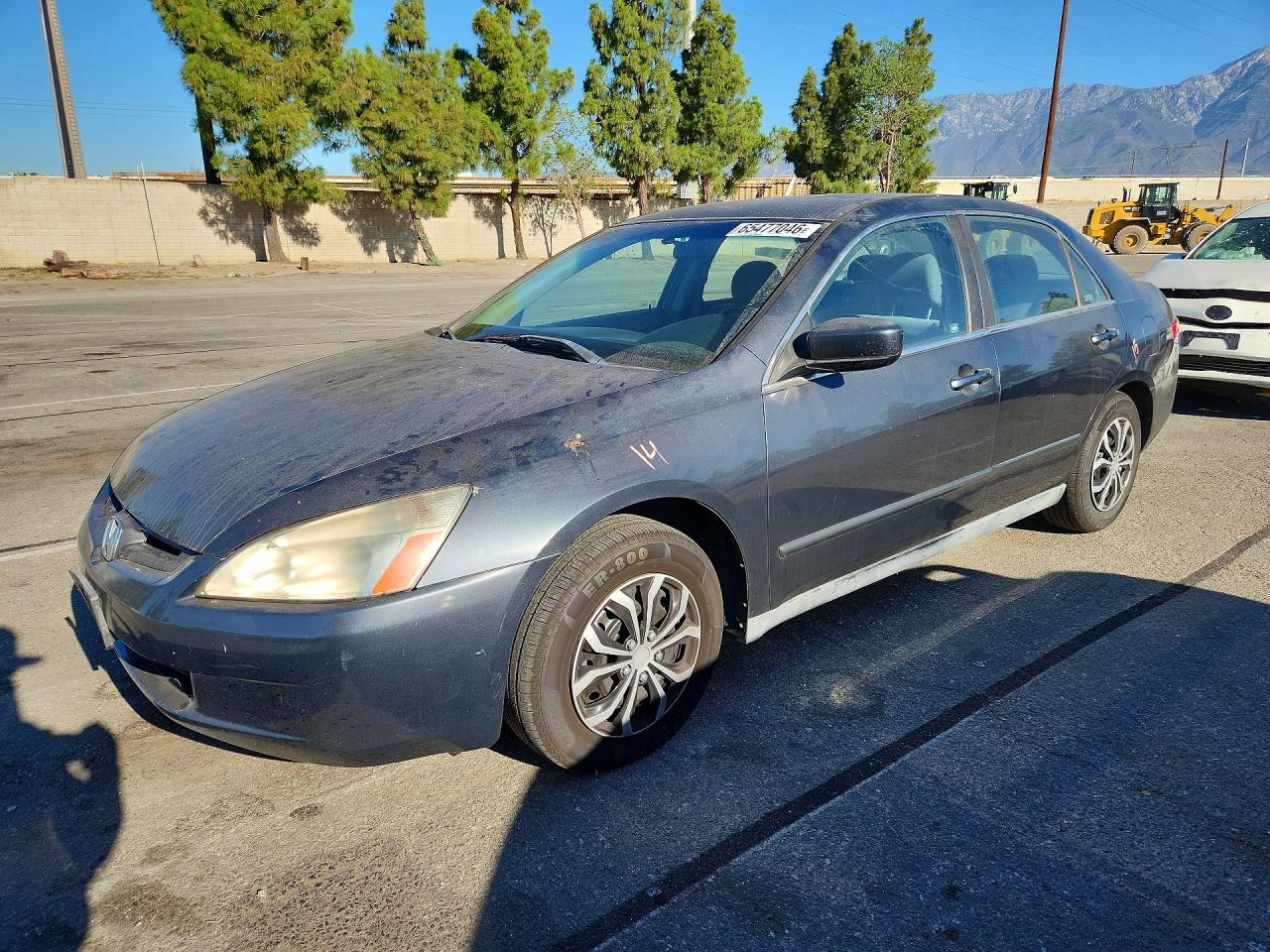 2005 Honda Accord Lx Blue vin: 1HGCM56435A193496