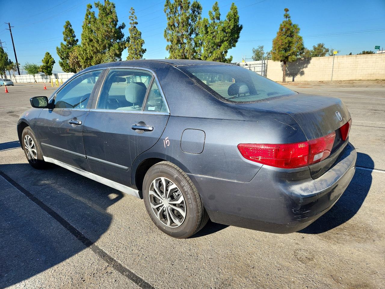 2005 Honda Accord Lx Blue vin: 1HGCM56435A193496