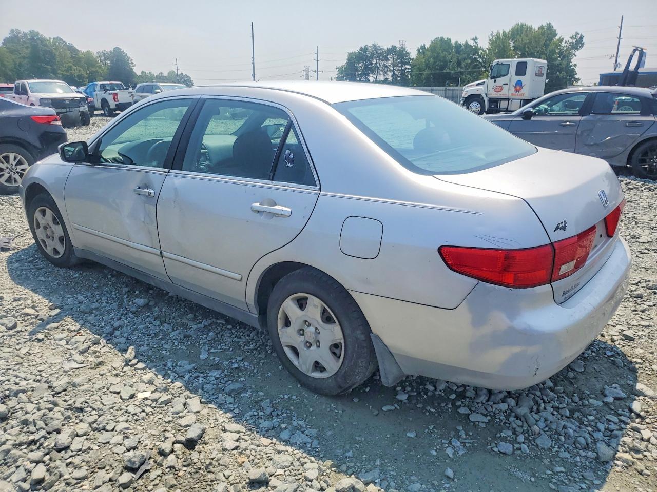 2005 Honda Accord Lx Silver vin: 1HGCM56435A194597