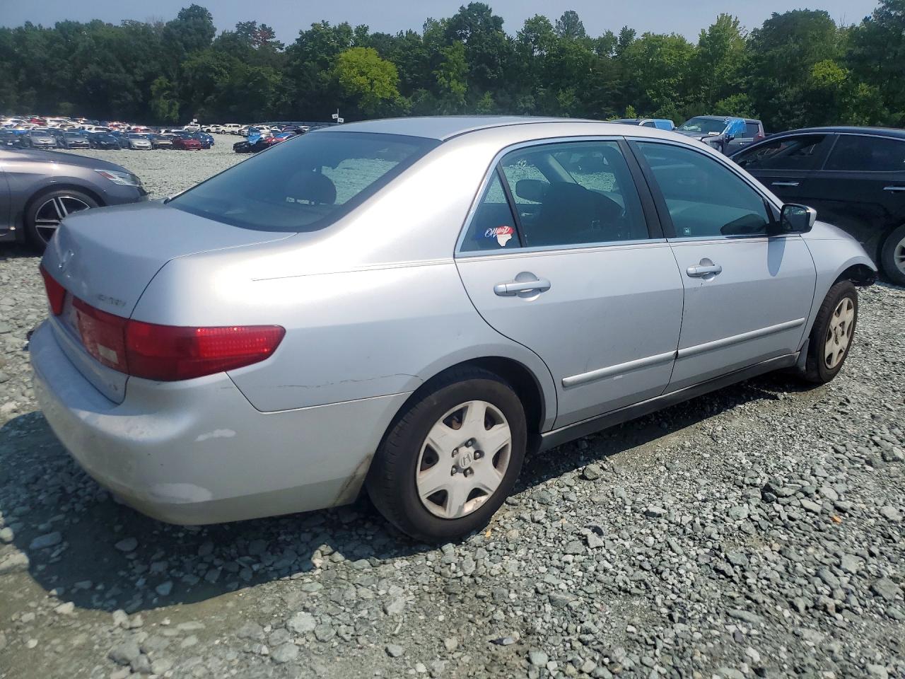 2005 Honda Accord Lx Silver vin: 1HGCM56435A194597