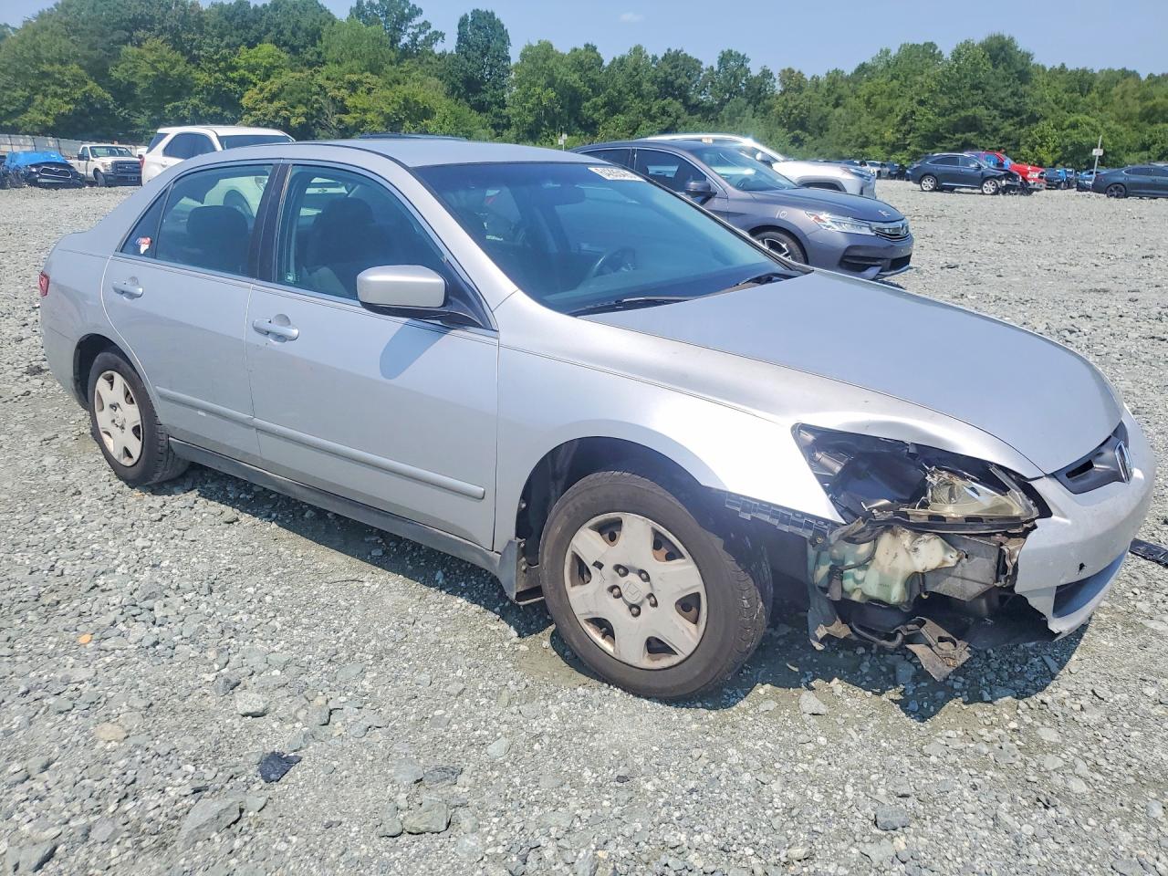 2005 Honda Accord Lx Silver vin: 1HGCM56435A194597