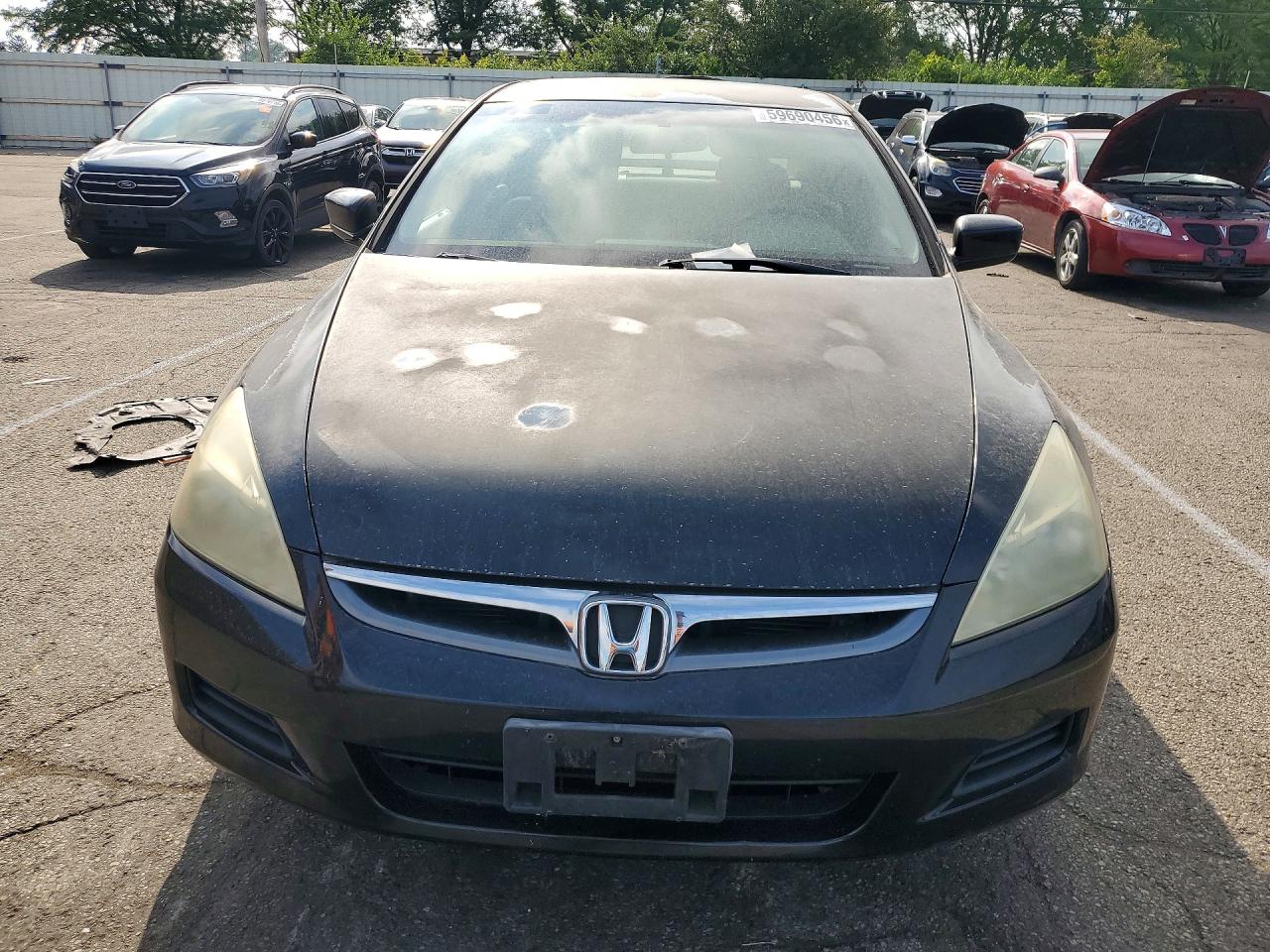 2006 Honda Accord Lx Black vin: 1HGCM56436A040067