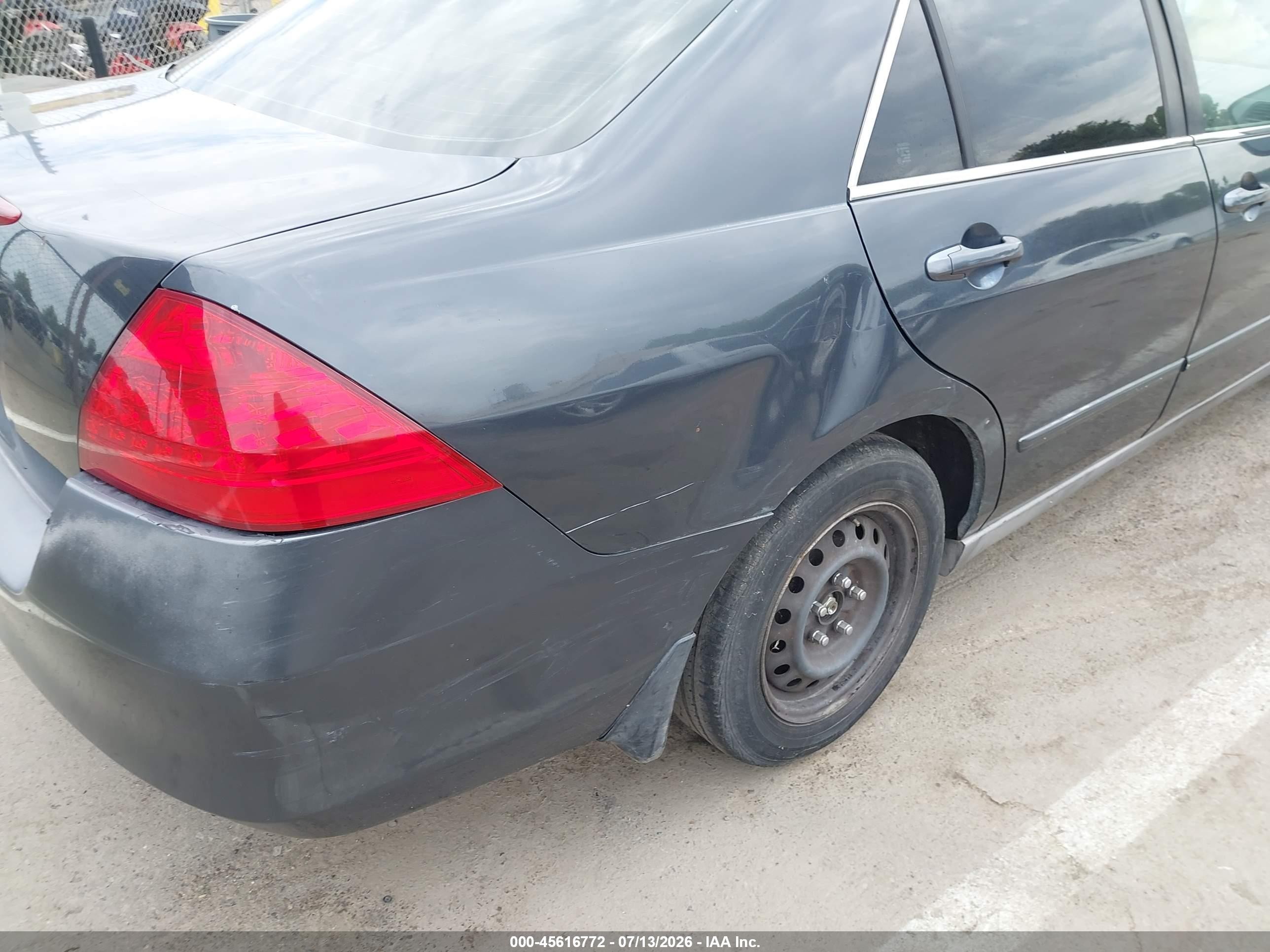 2006 Honda Accord 2.4 Lx Navy vin: 1HGCM56436A054955