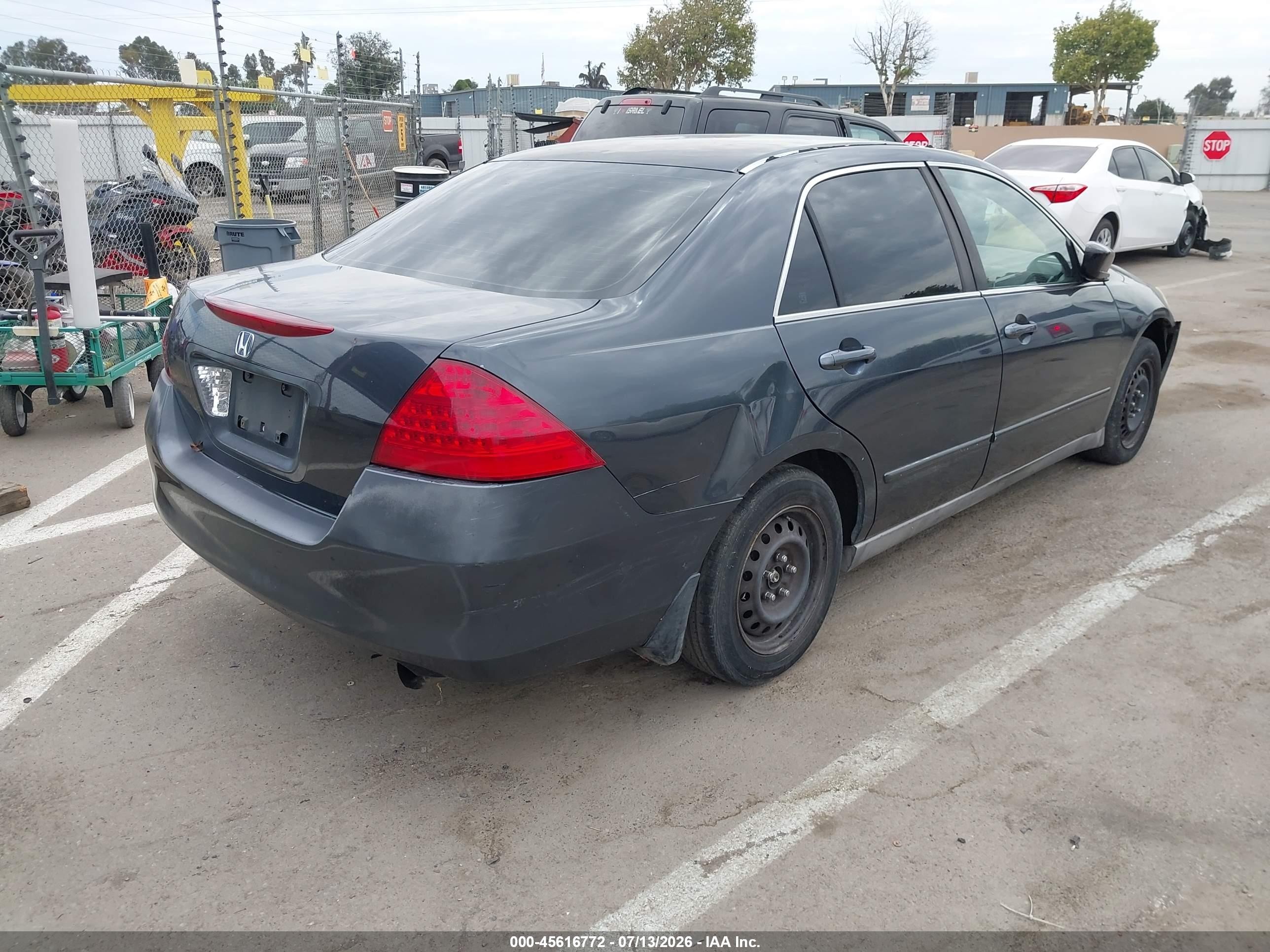 2006 Honda Accord 2.4 Lx Navy vin: 1HGCM56436A054955