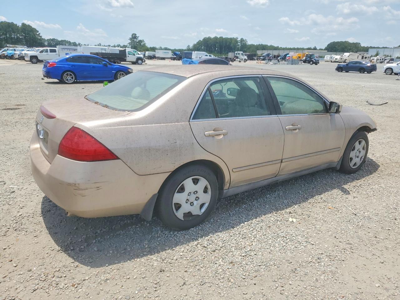 2006 Honda Accord Lx Beige vin: 1HGCM56436A099748
