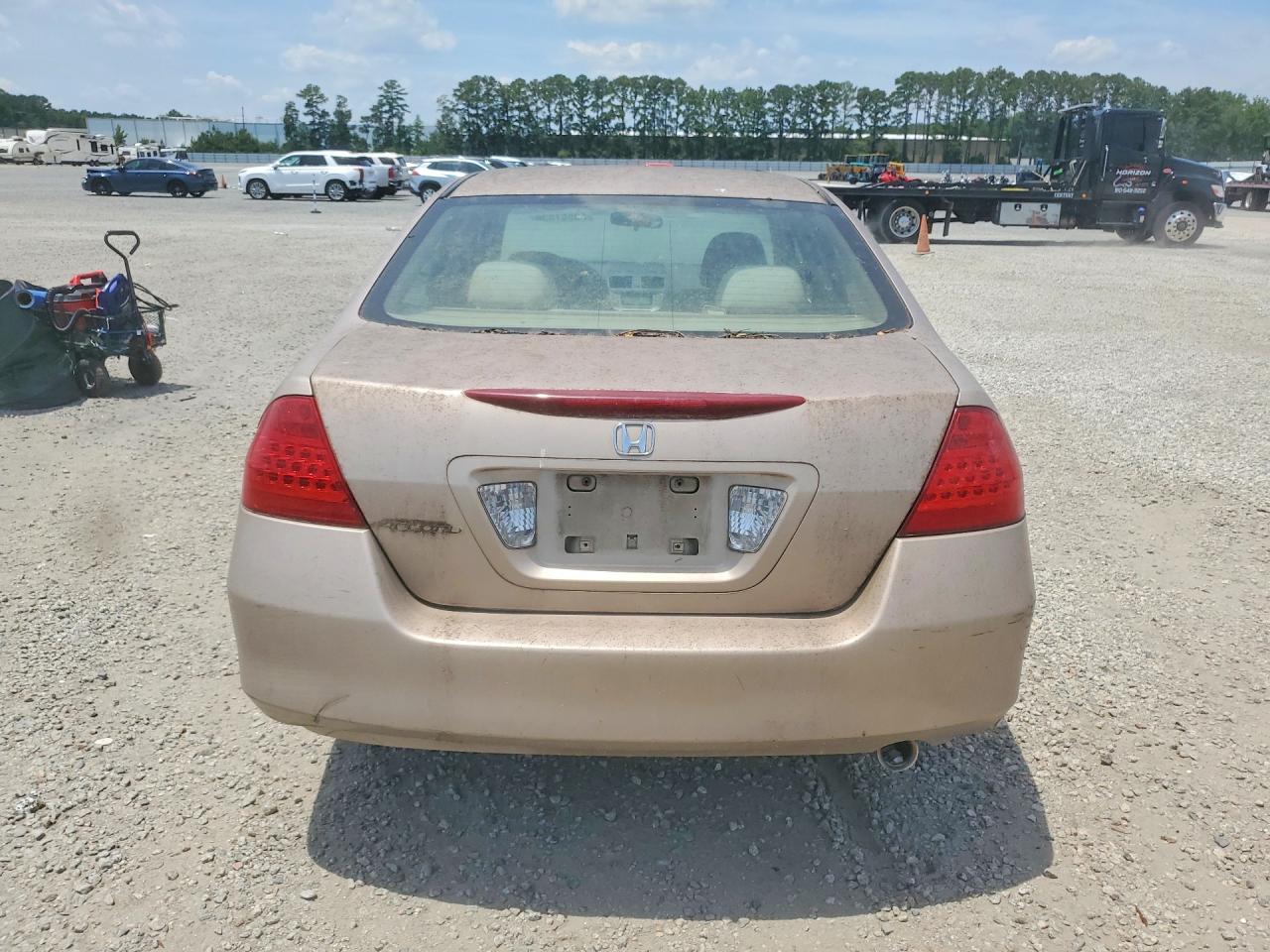 2006 Honda Accord Lx Beige vin: 1HGCM56436A099748