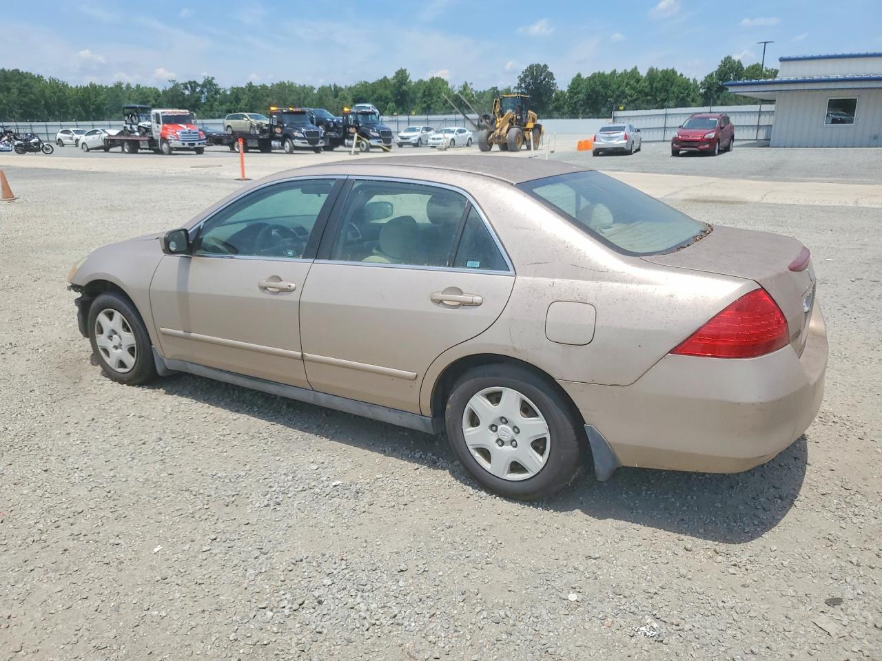 2006 Honda Accord Lx Beige vin: 1HGCM56436A099748