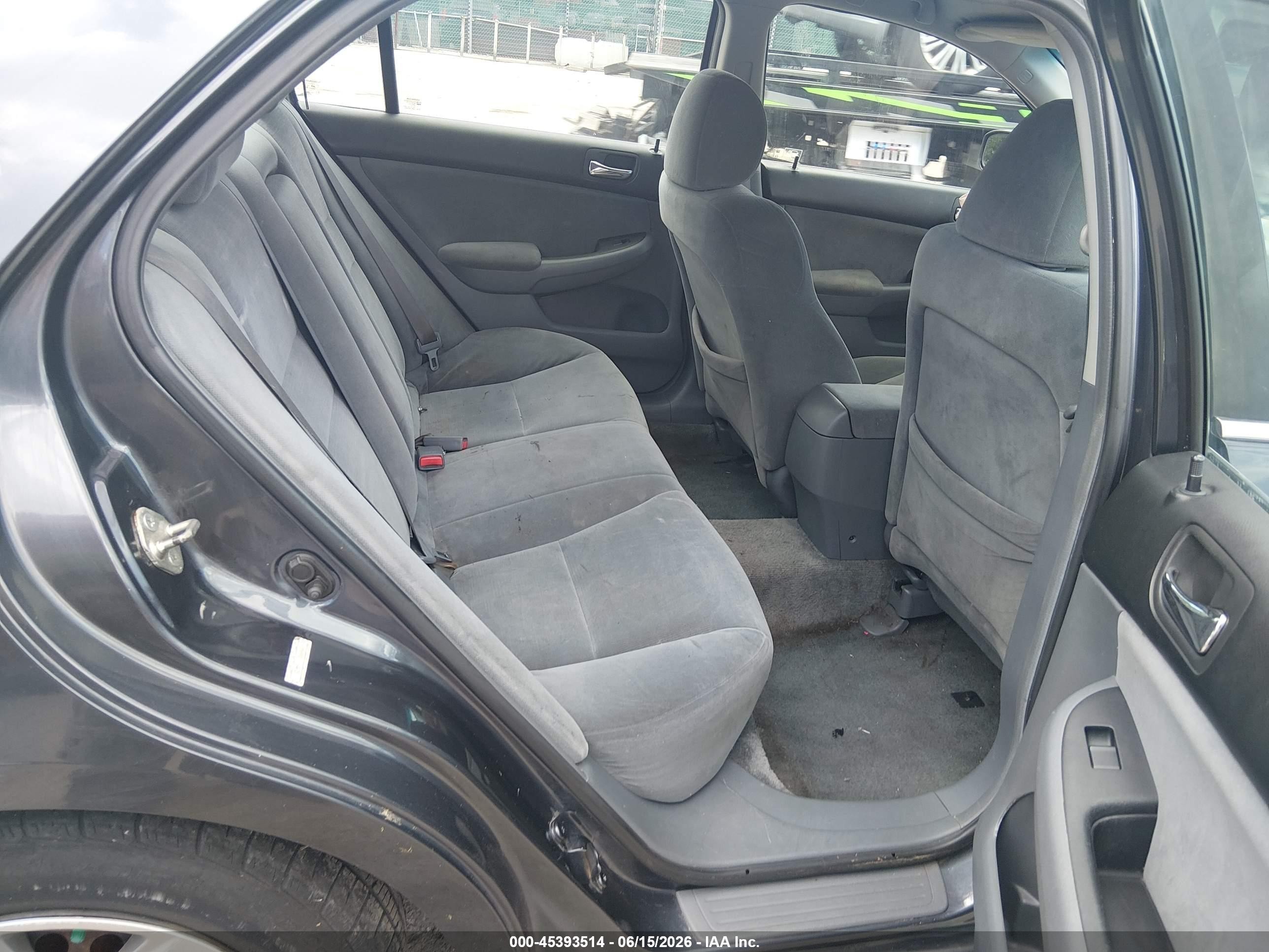 2007 Honda Accord 2.4 Lx Gray vin: 1HGCM56437A004400