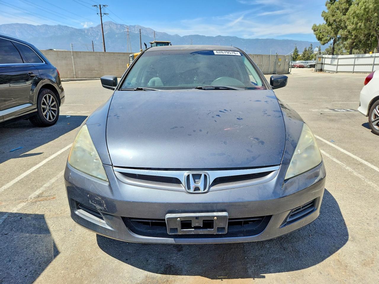 2007 Honda Accord Lx Gray vin: 1HGCM56437A034190