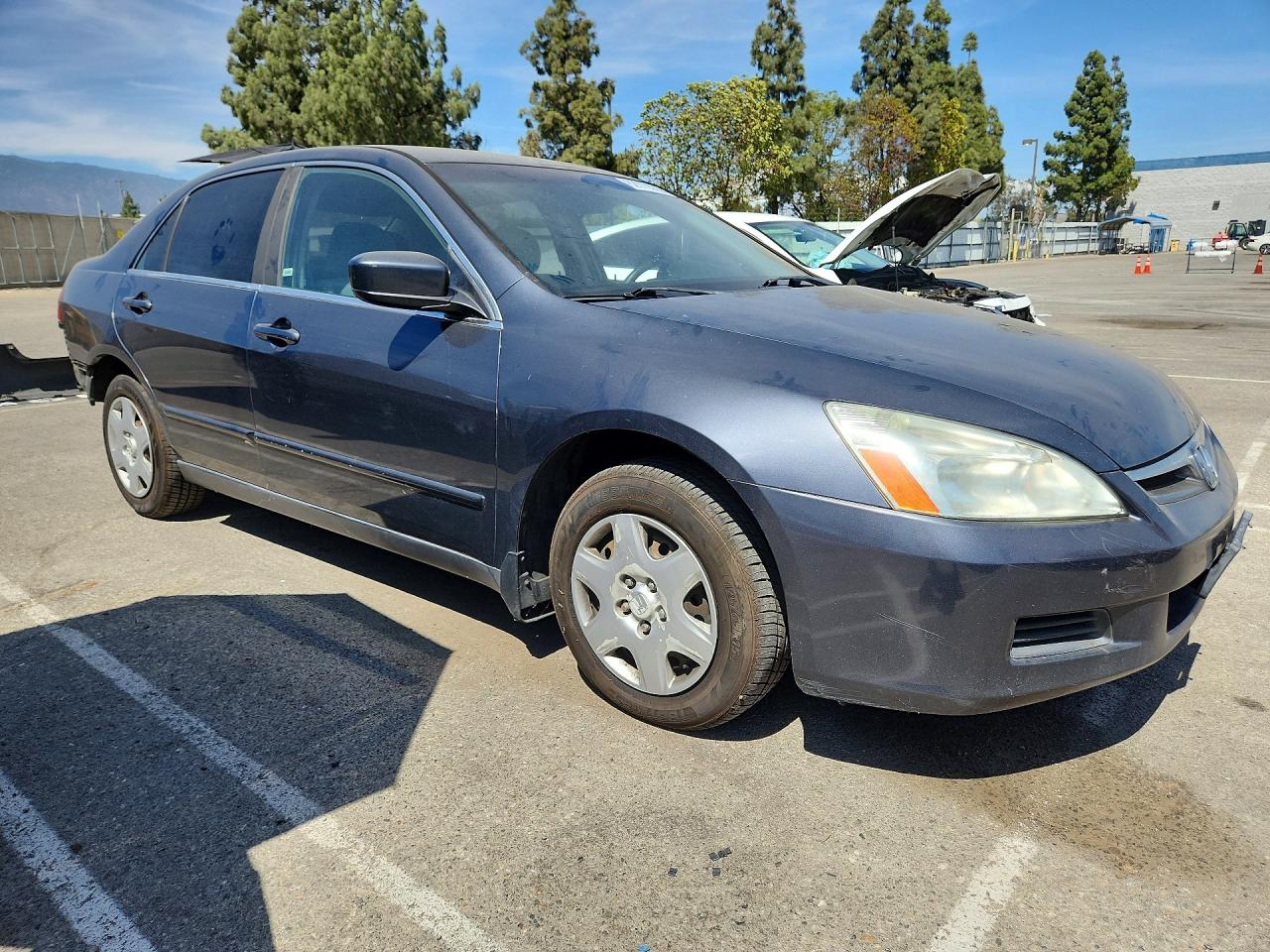 2007 Honda Accord Lx Gray vin: 1HGCM56437A034190