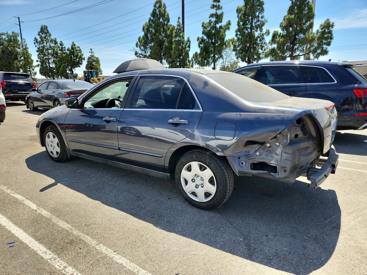 2007 Honda Accord Lx Gray vin: 1HGCM56437A034190