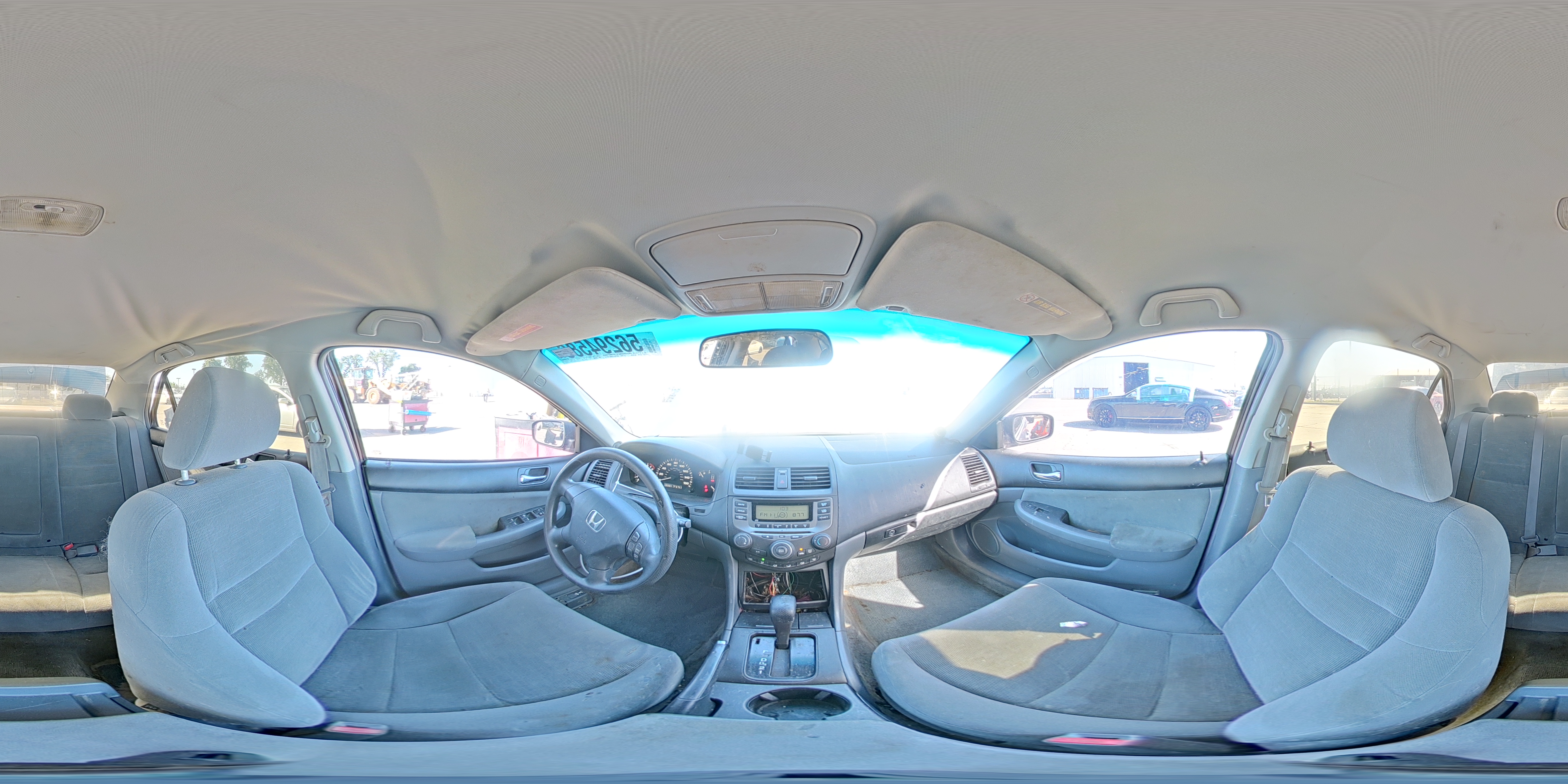 2007 Honda Accord Lx Blue vin: 1HGCM56437A037350