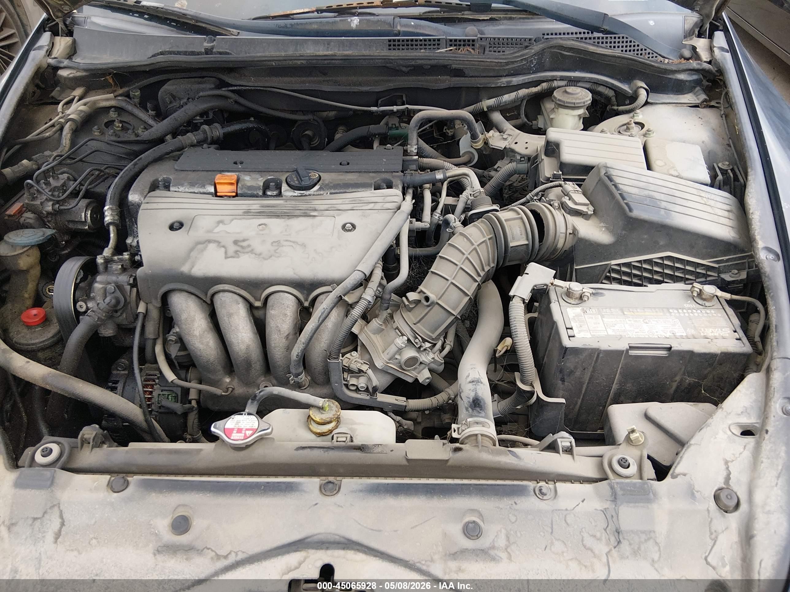 2007 Honda Accord 2.4 Lx Gray vin: 1HGCM56437A043018