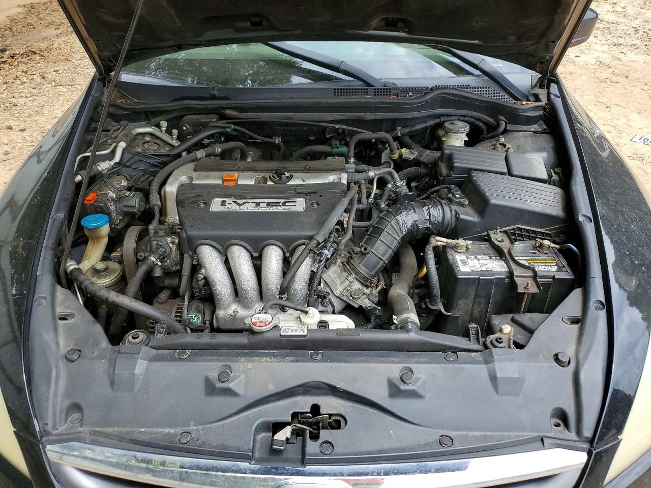 2007 Honda Accord Lx Black vin: 1HGCM56437A058196