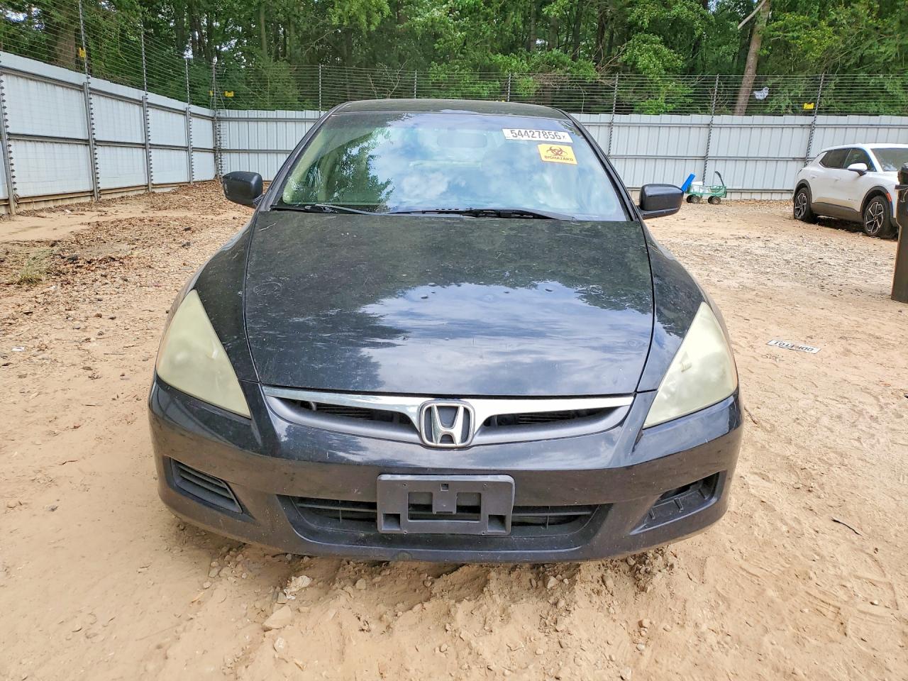 2007 Honda Accord Lx Black vin: 1HGCM56437A058196